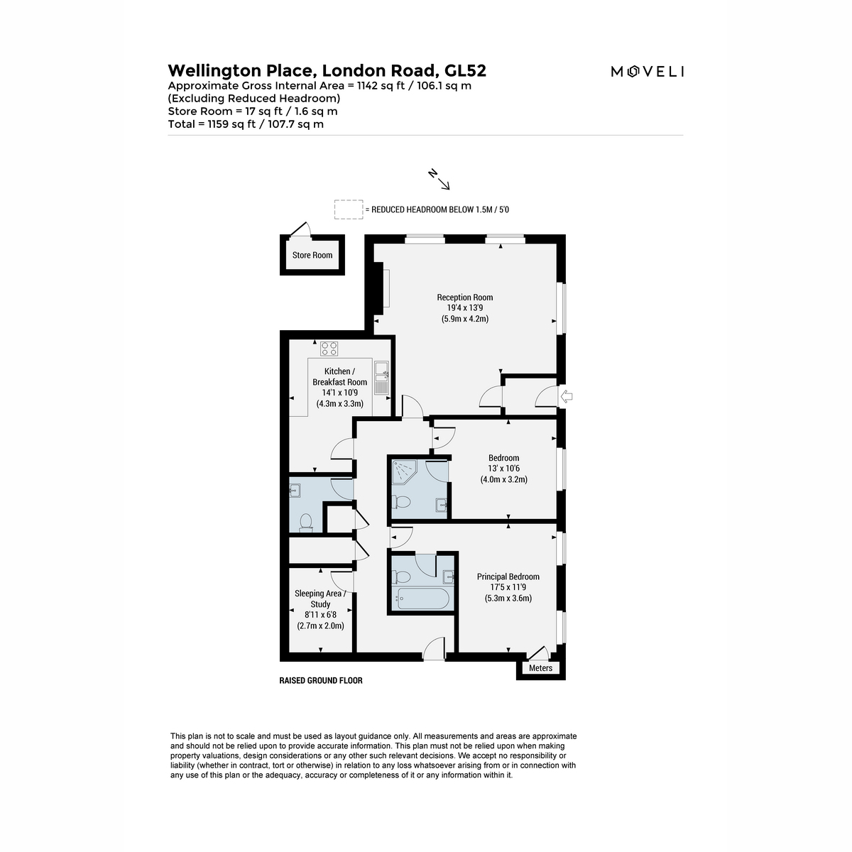 4 Wellington Place, London Road, Cheltenham floorplan