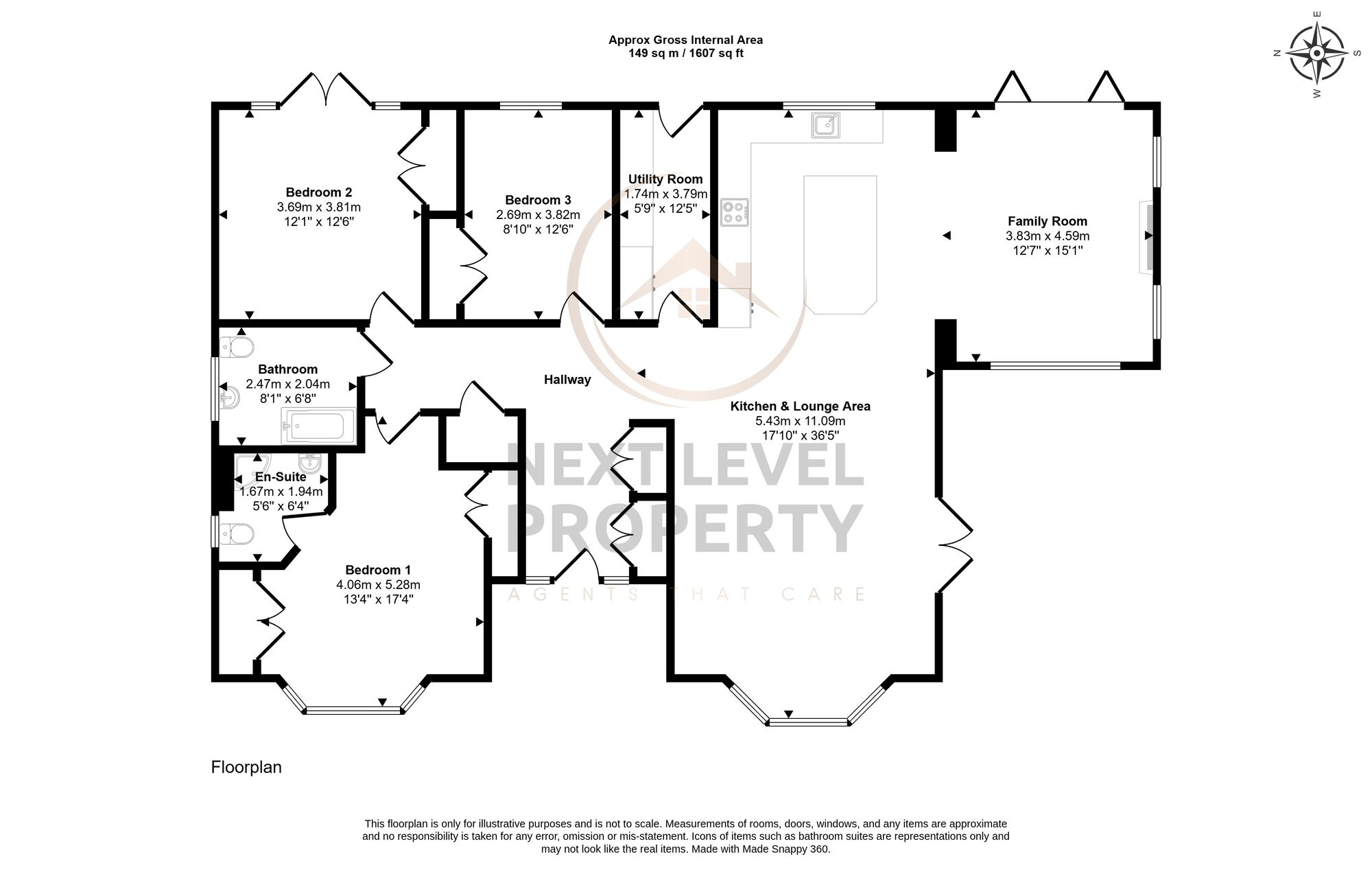 2a Brewery Close, Wisbech floorplan
