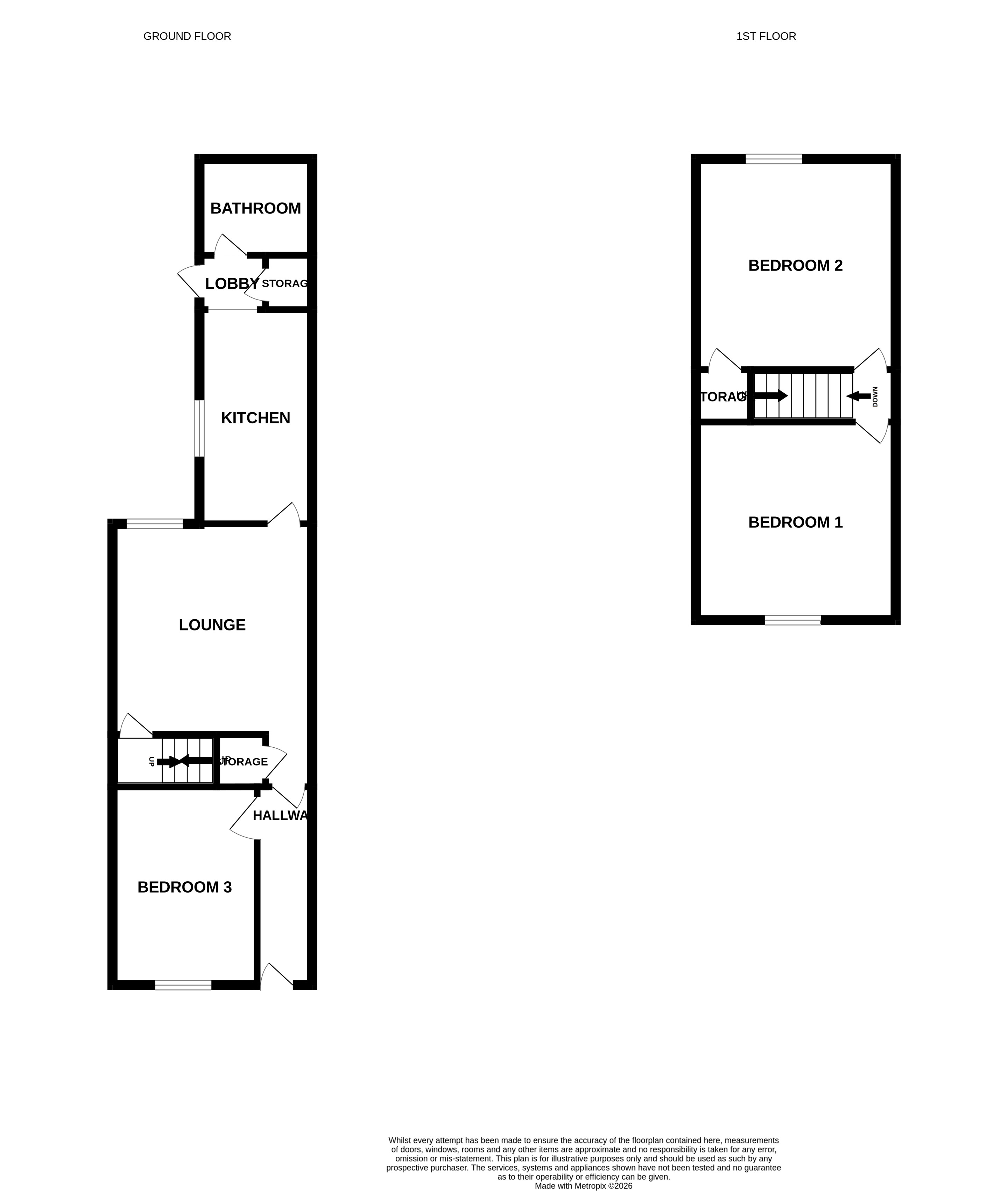 1, Mellard Street, Staffordshire floorplan