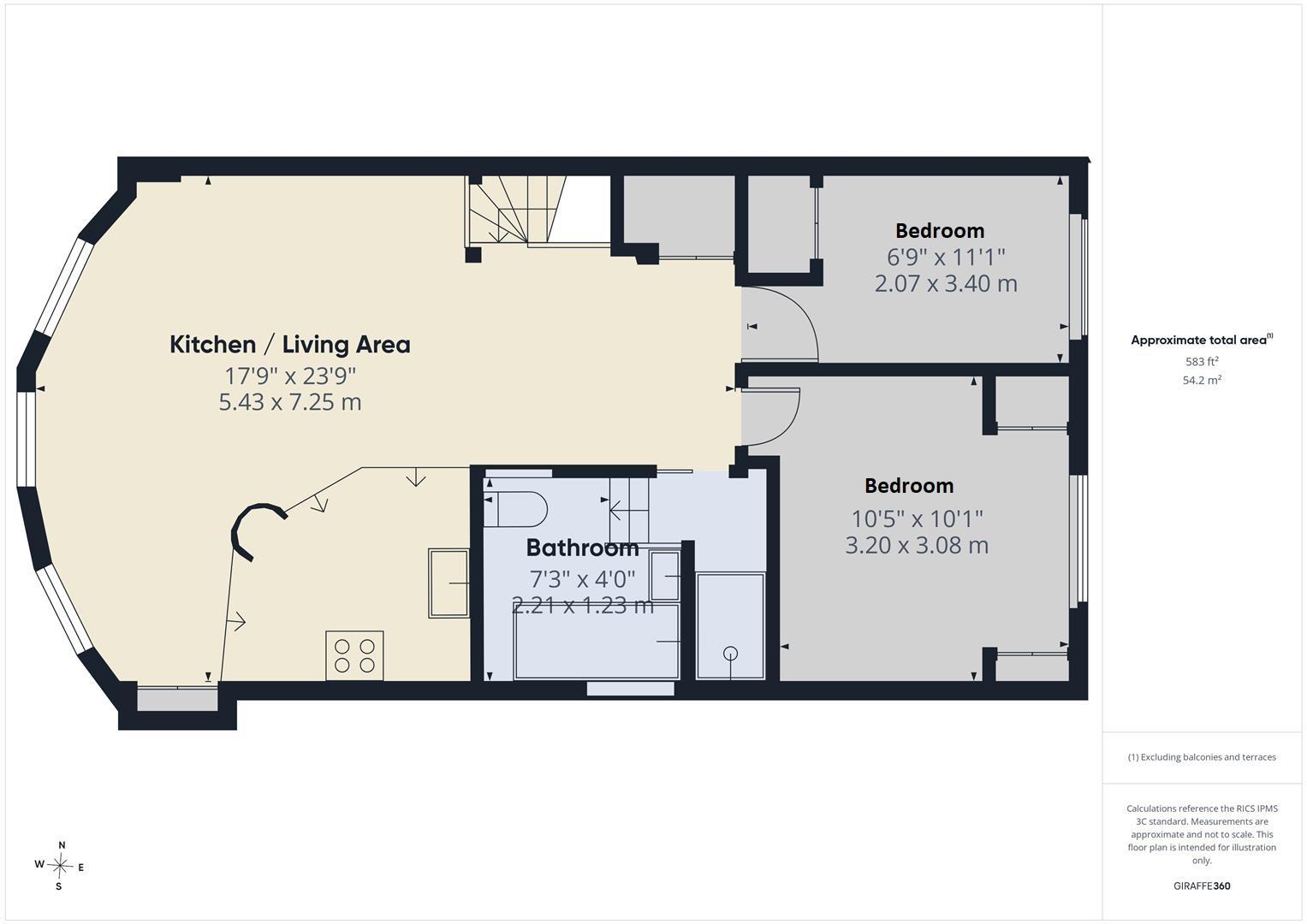 Brunswick Place, Hove floorplan