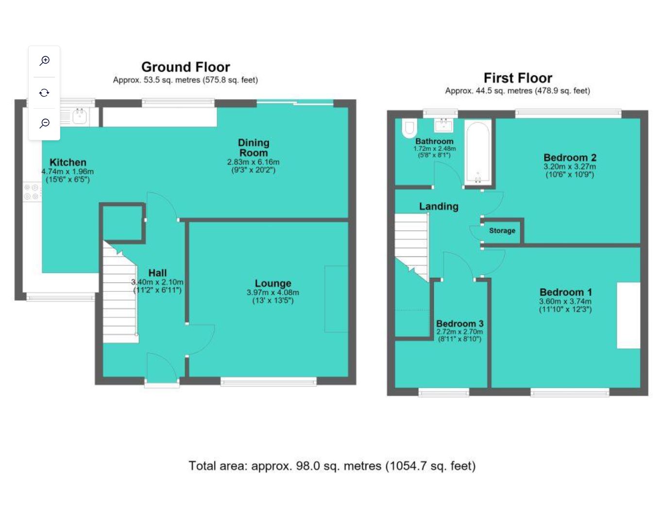 12, Tenbury Crescent, Newcastle upon Tyne floorplan