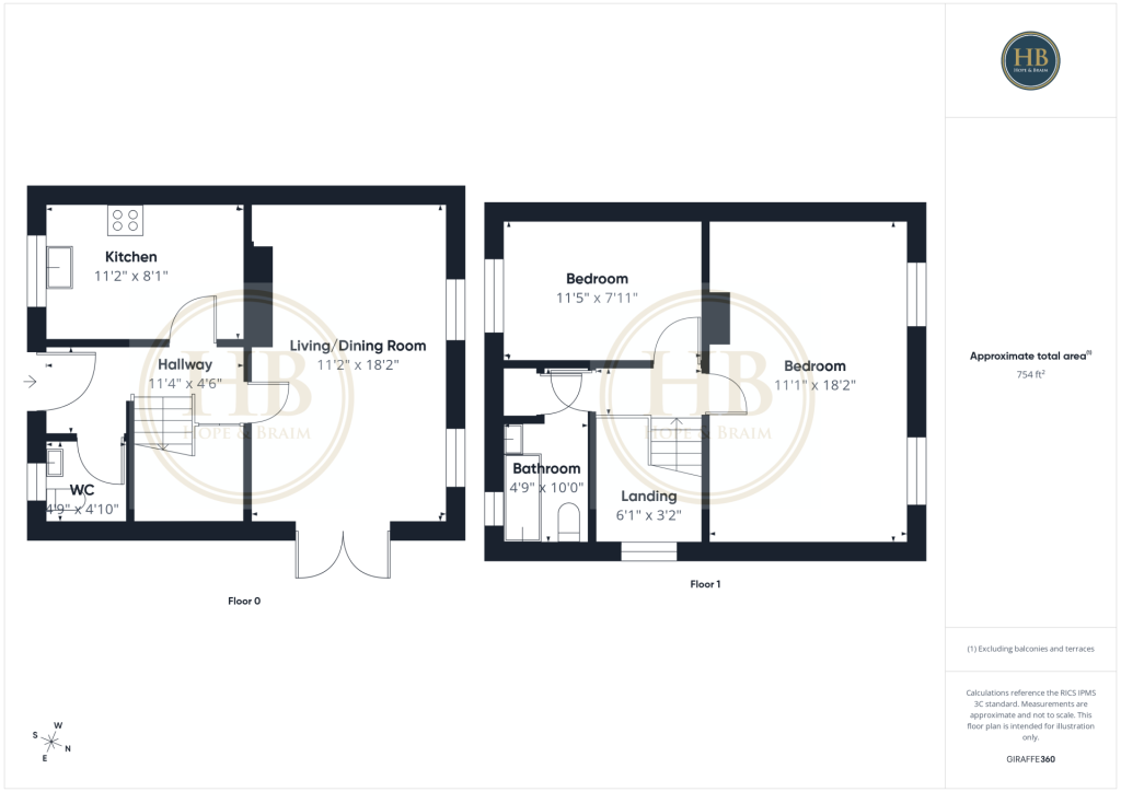 1, Yew Tree Close, Whitby floorplan