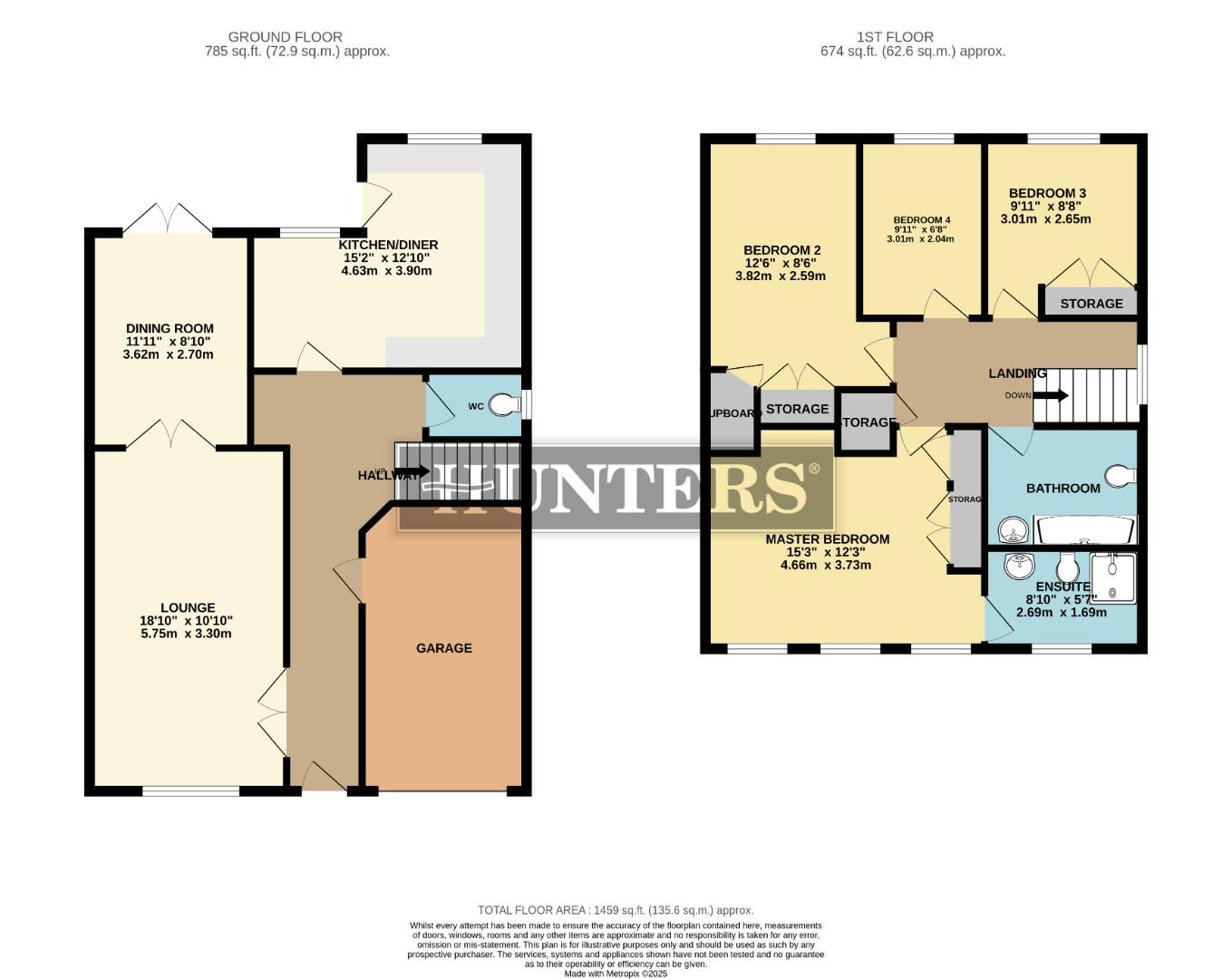 9, Willow Drive, Scunthorpe floorplan