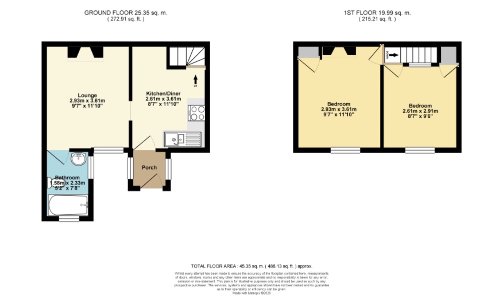 1 Lawn Cottages,, Nelson Street, Kent floorplan