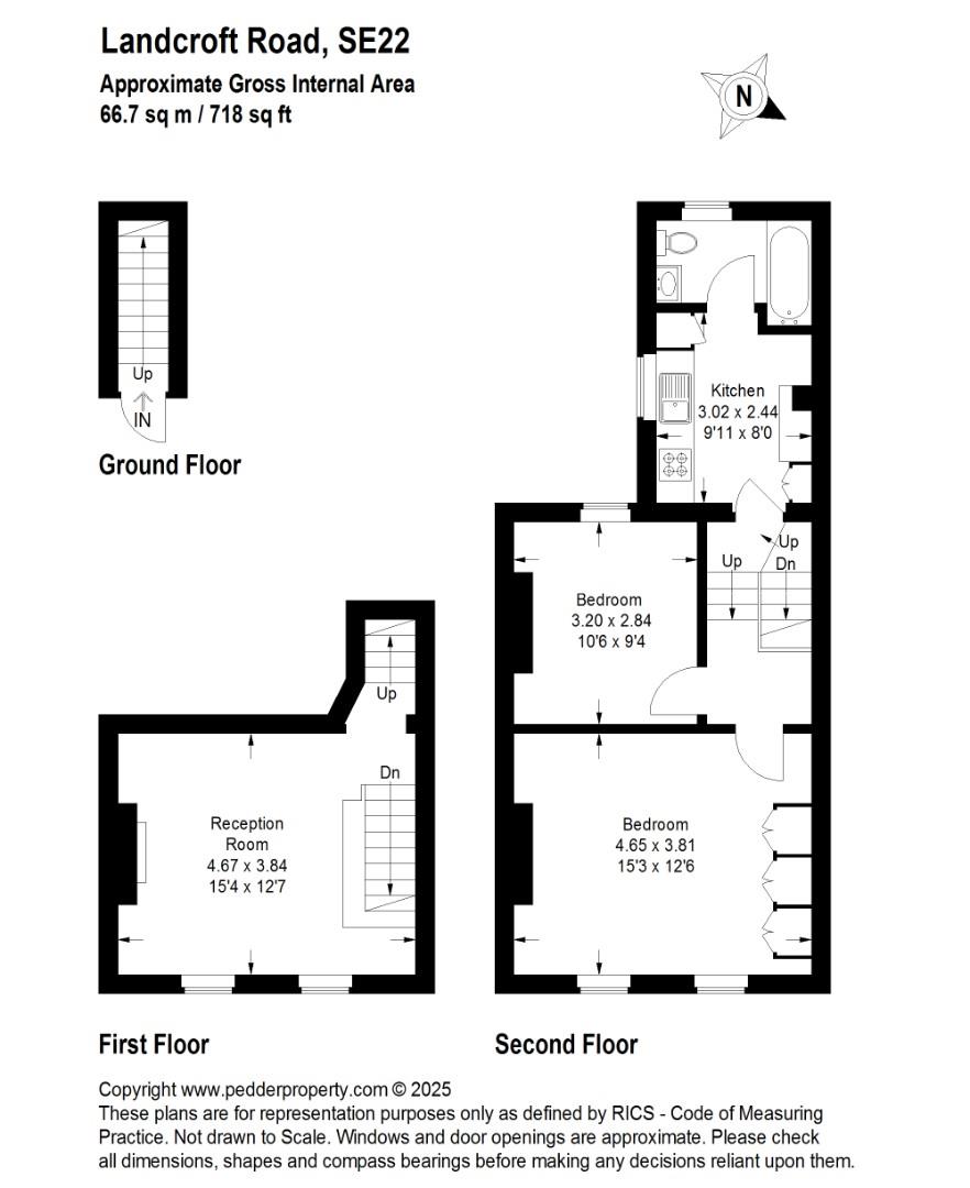 146b, Landcroft Road, London floorplan