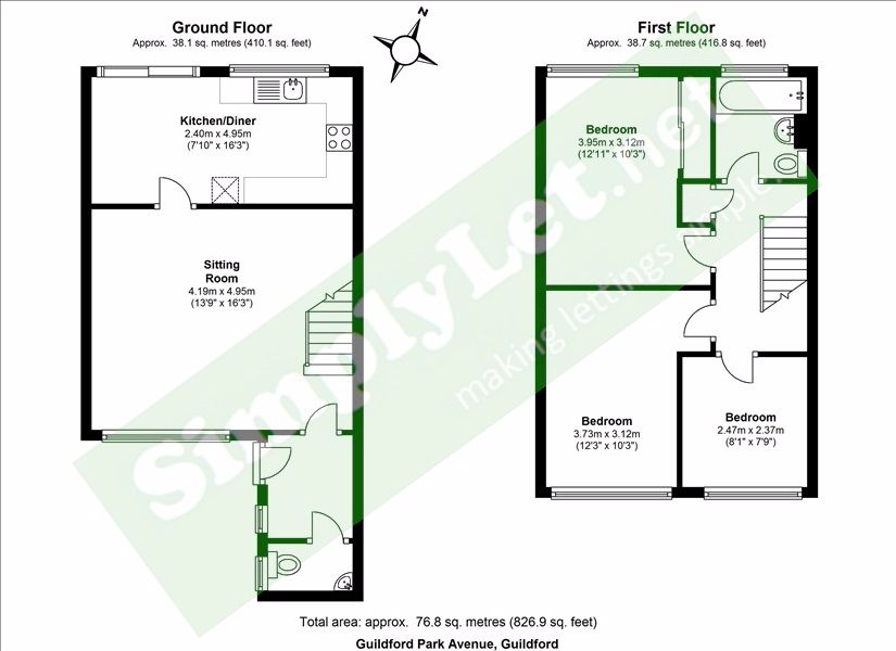 4 Bedrooms Terraced house to rent in Guildford Park Avenue, Guildford GU2