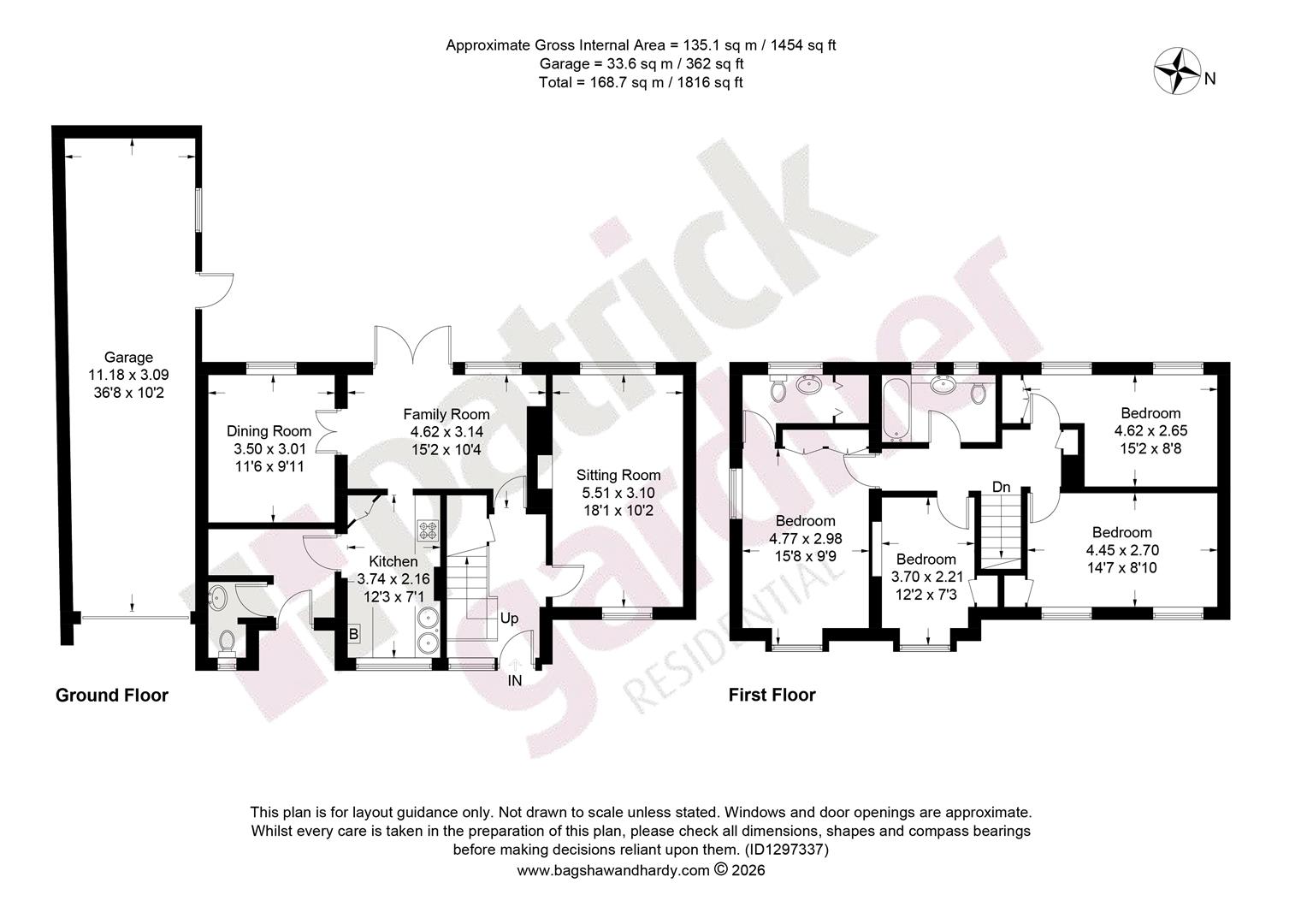 24, Yarm Court Road, Leatherhead floorplan