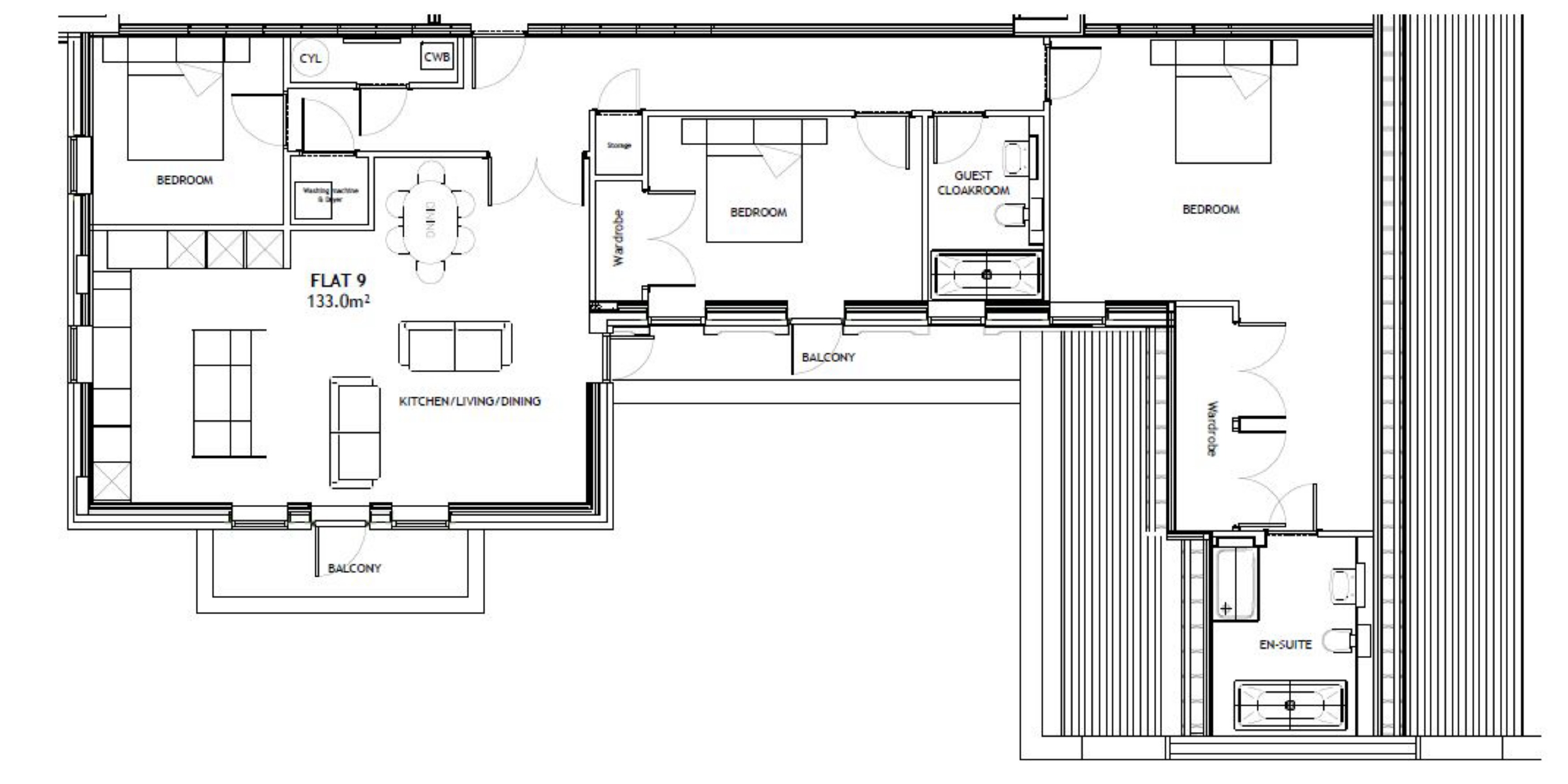 3 Bedrooms Flat for sale in Watford Road, Radlett, Hertfordshire WD7