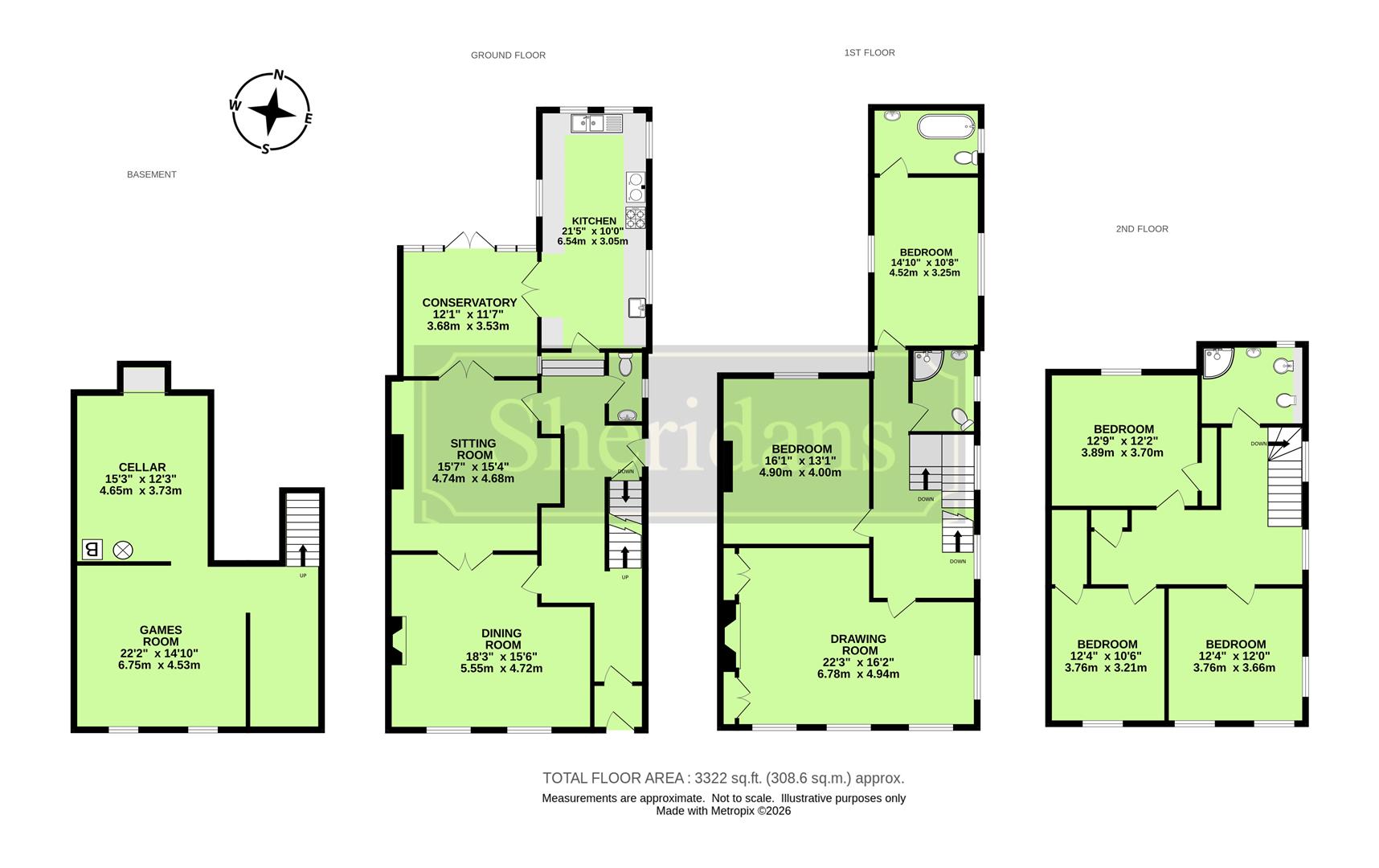 15, Churchgate Street, Bury St. Edmunds floorplan