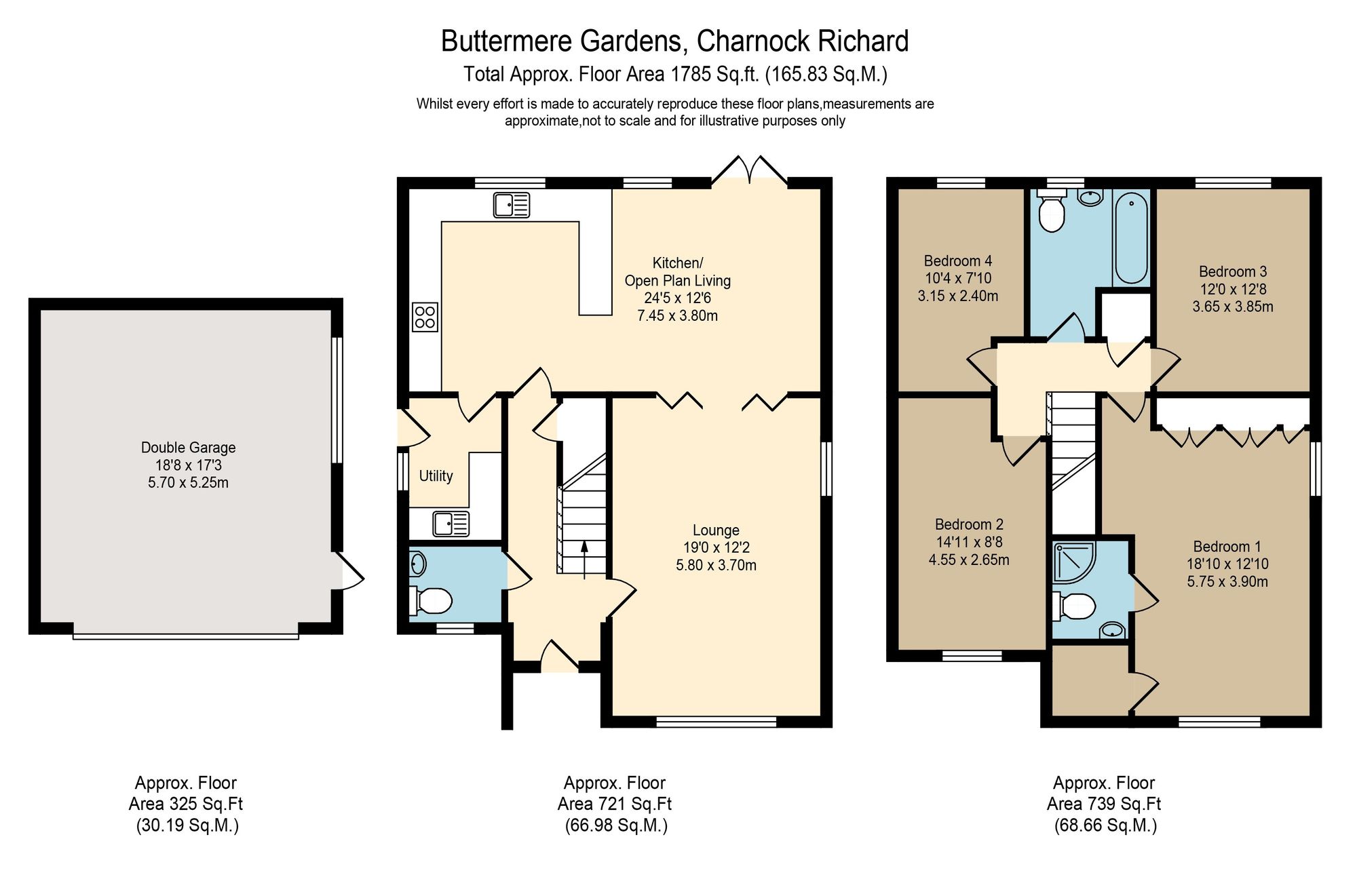 5 Buttermere Gardens, Chorley floorplan