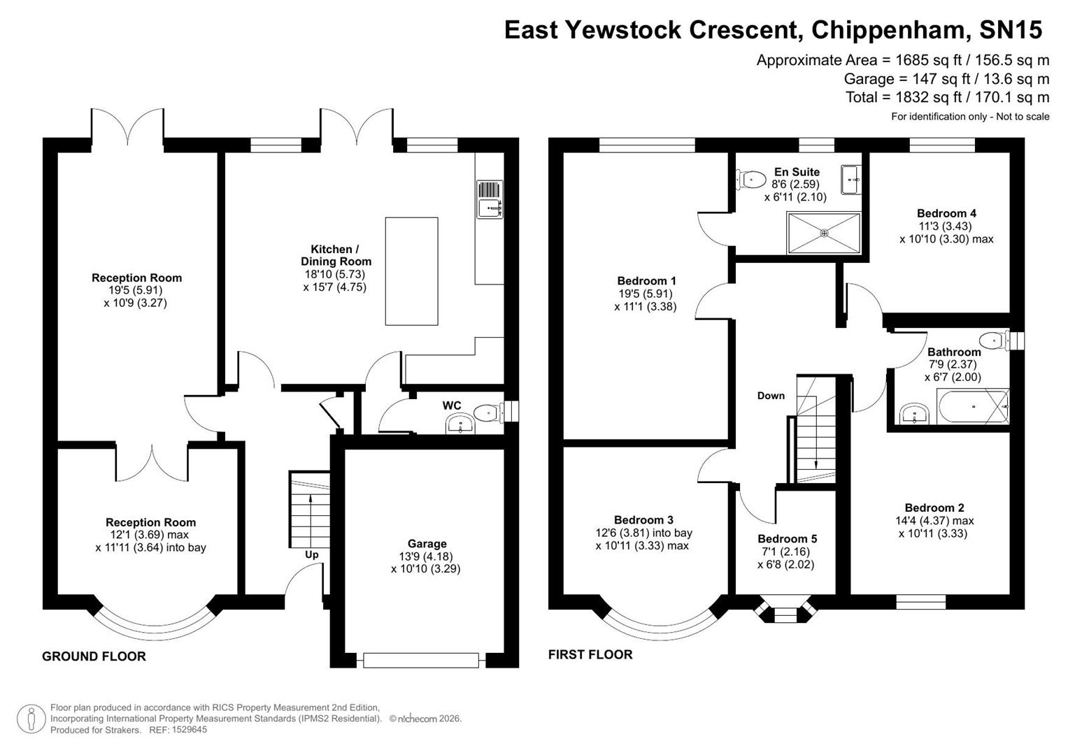 2, East Yewstock Crescent, Chippenham floorplan