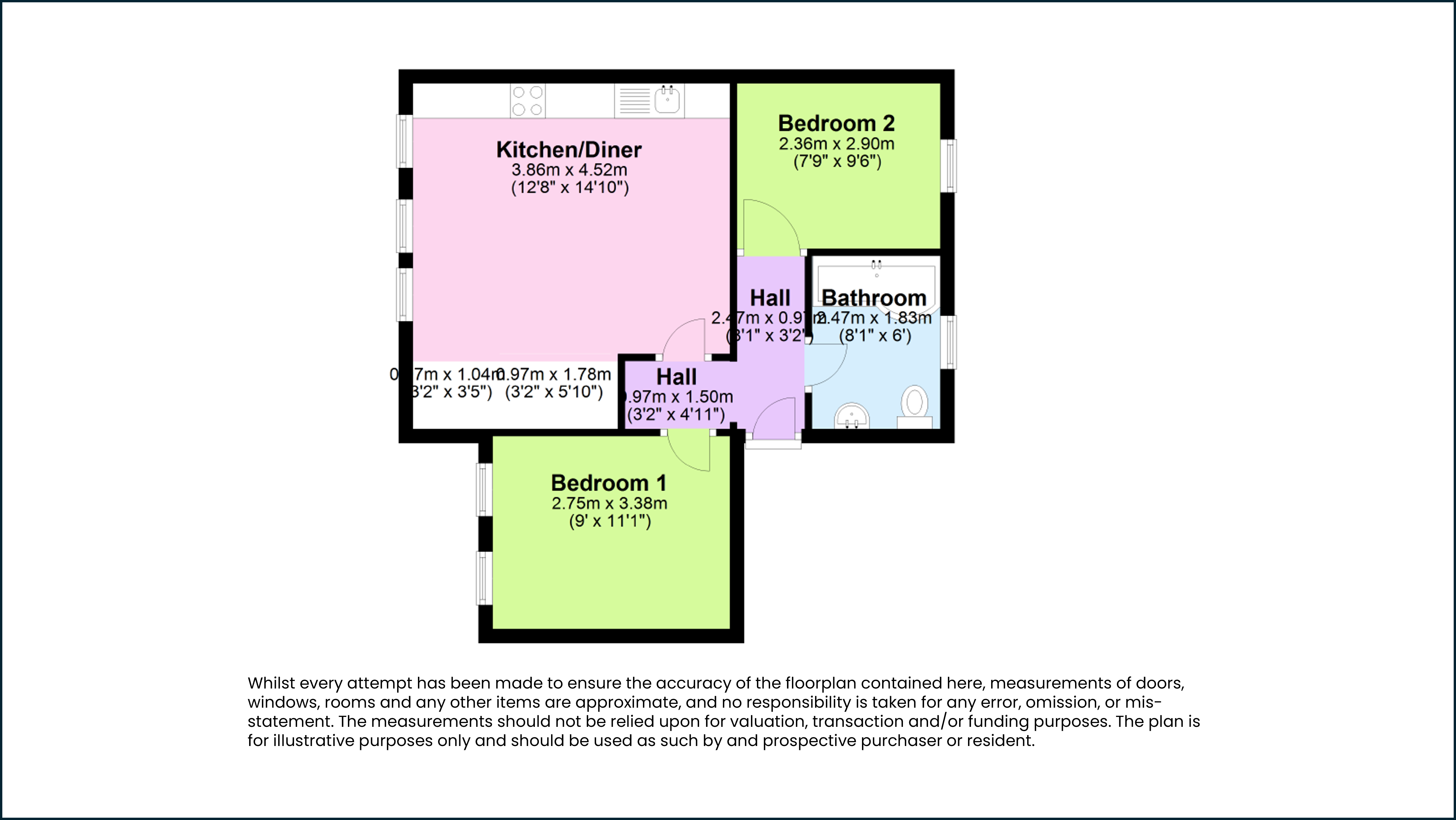 4 Temple Street, Hull floorplan