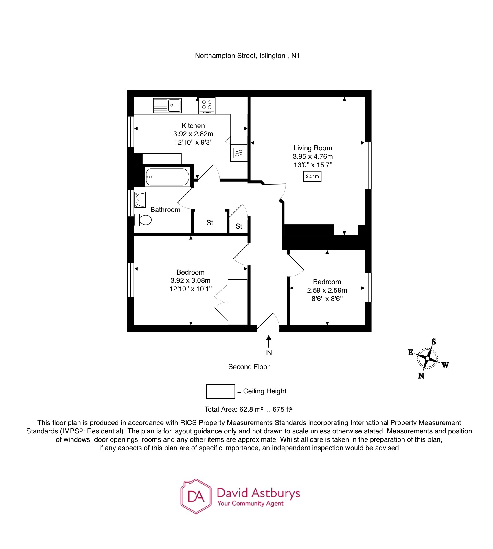 30b, Northampton Street, Islington floorplan
