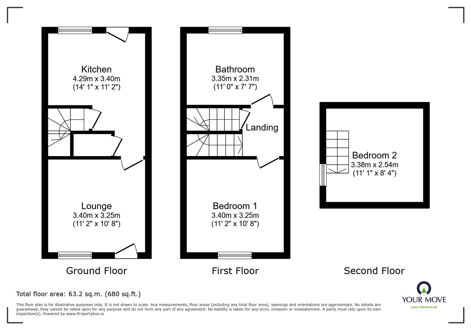 1, Thorpe Street, Derbyshire floorplan