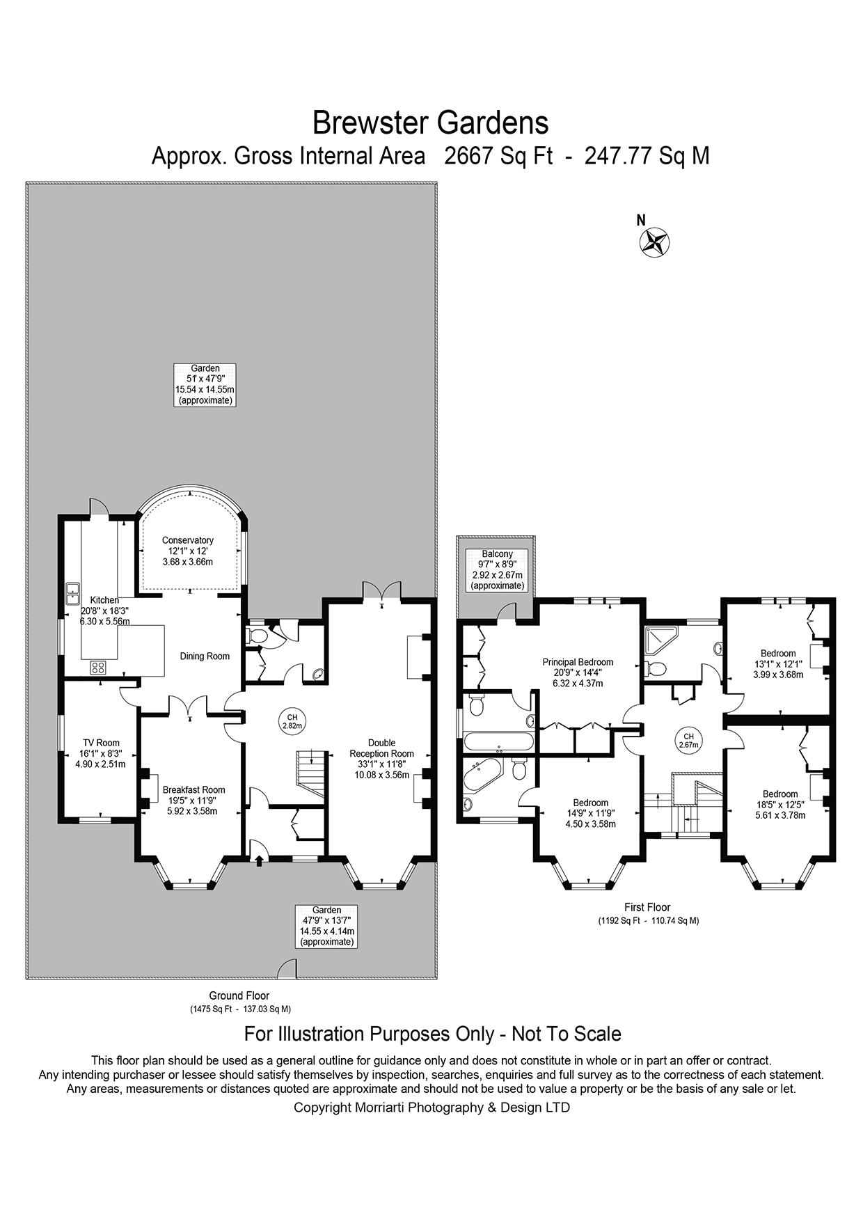 21, Brewster Gardens, London floorplan