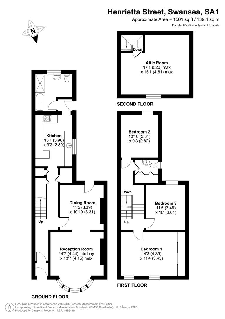 4, Henrietta Street, Swansea floorplan