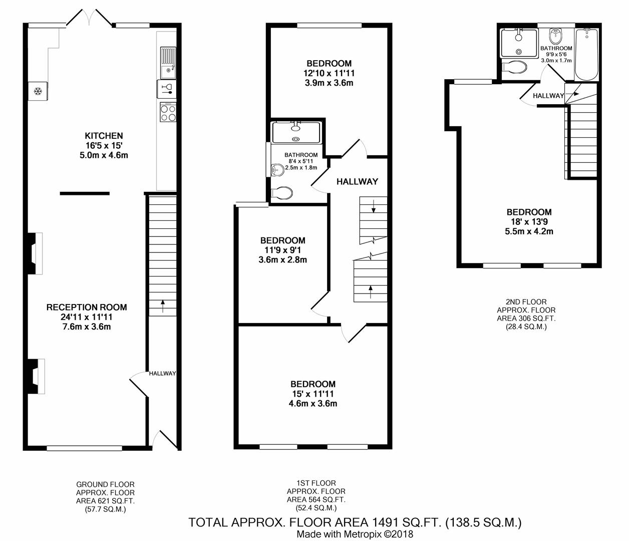 4 Bedrooms Terraced house to rent in Grove Avenue, Twickenham TW1