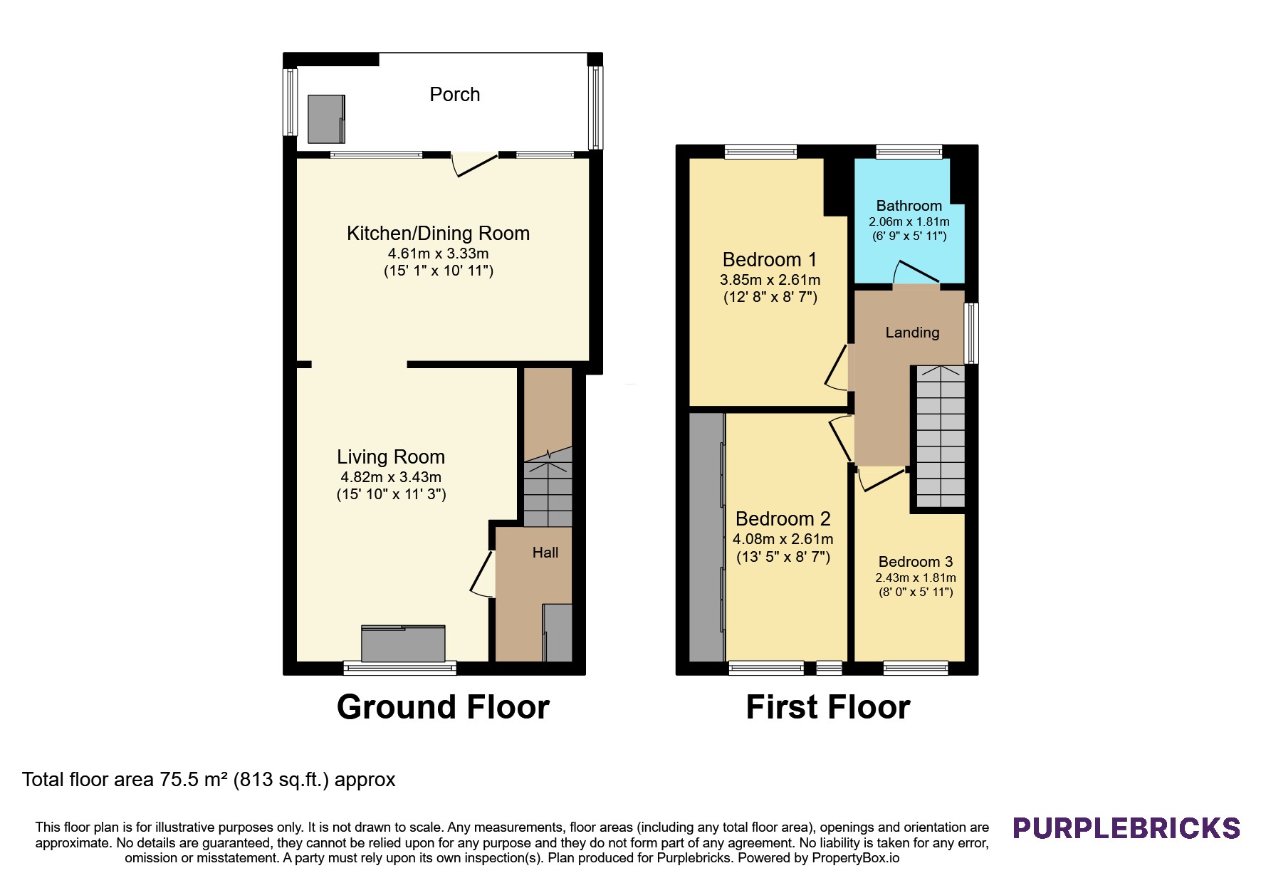22, Bertie Street, Bradford floorplan