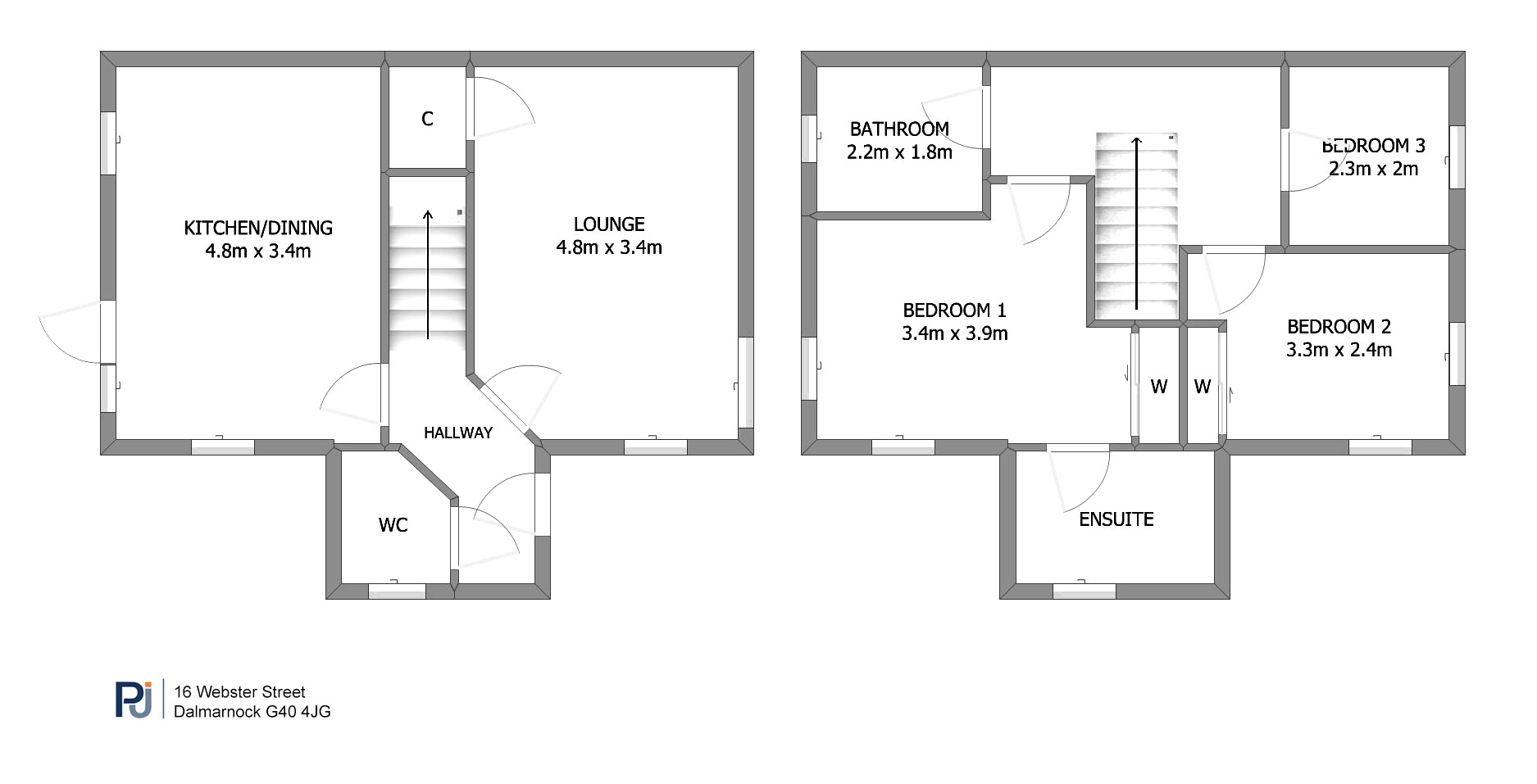 16 Webster Street, Dalmarnock, Glasgow floorplan
