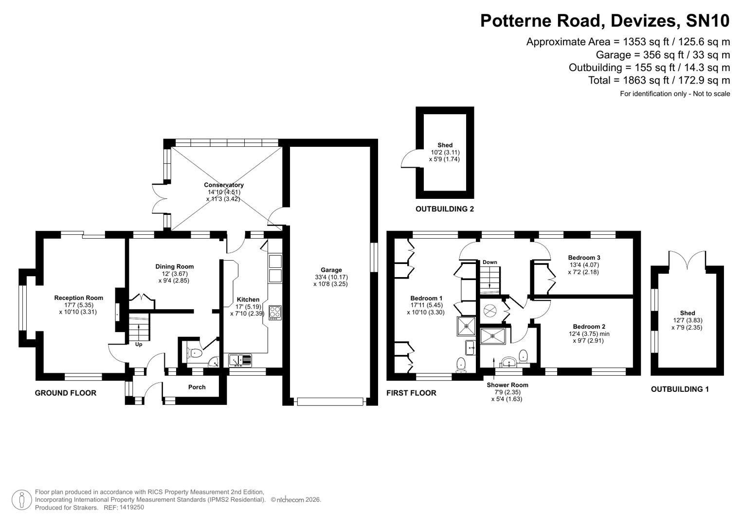 Sylvans, Potterne Road, Devizes floorplan