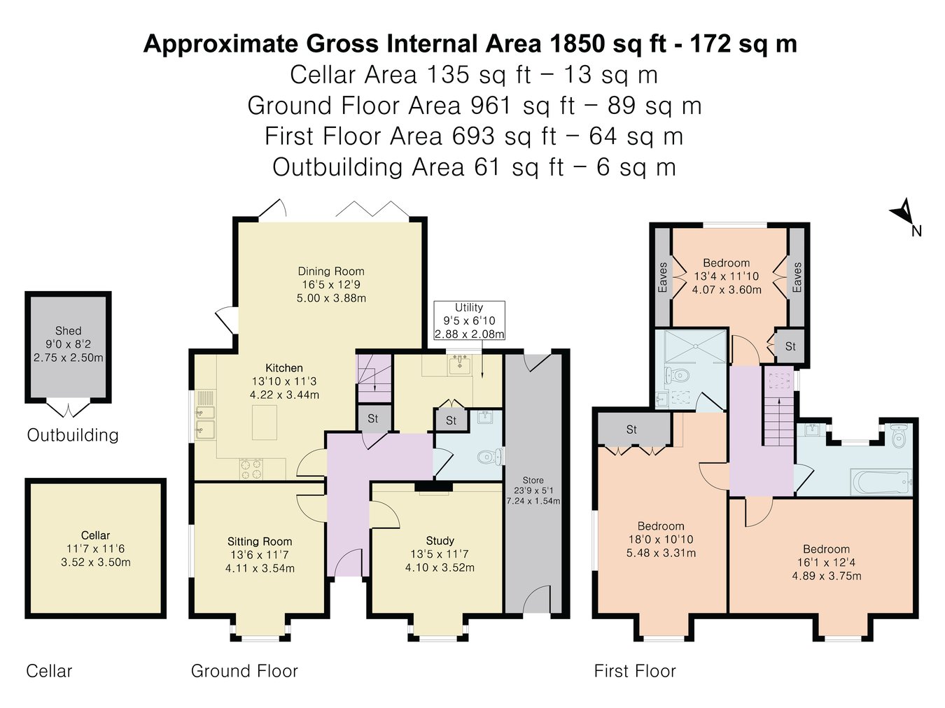 Claremount, Nailsworth floorplan