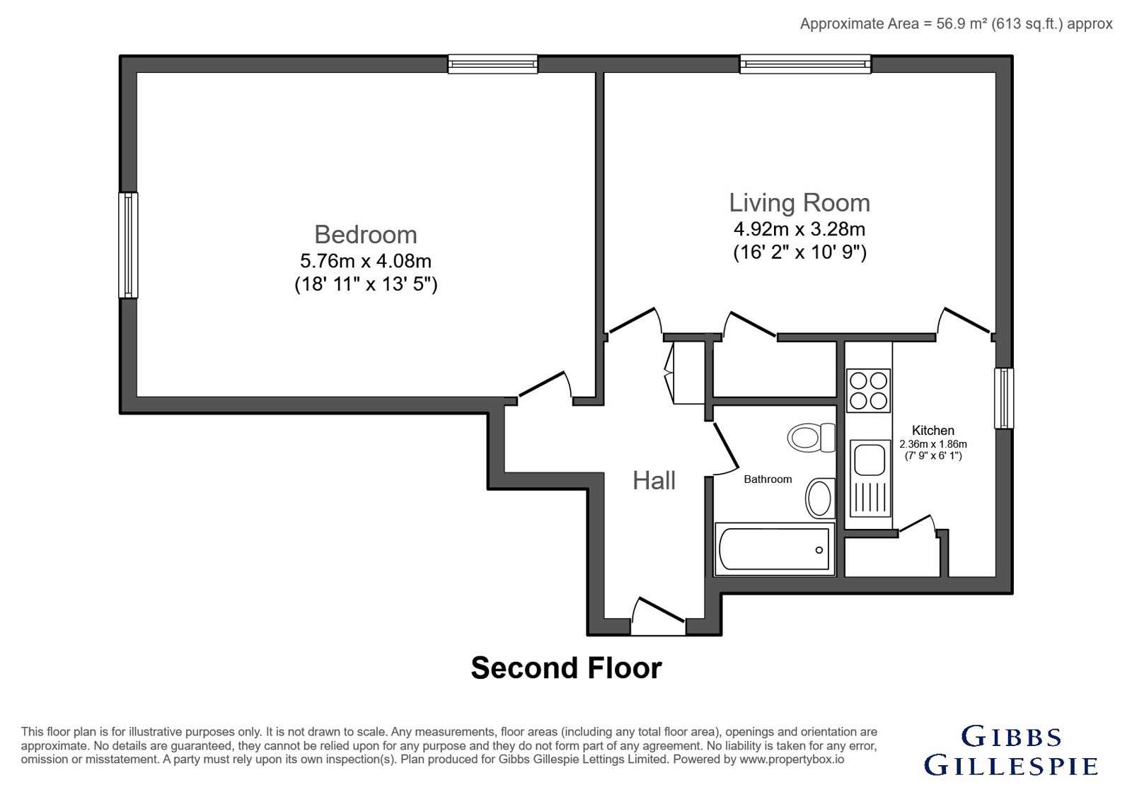 Flat 2, Pinner House, Church Lane, Pinner floorplan
