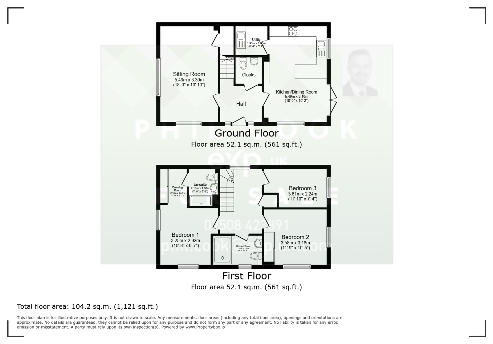 1, Warren Place, Kidderminster floorplan