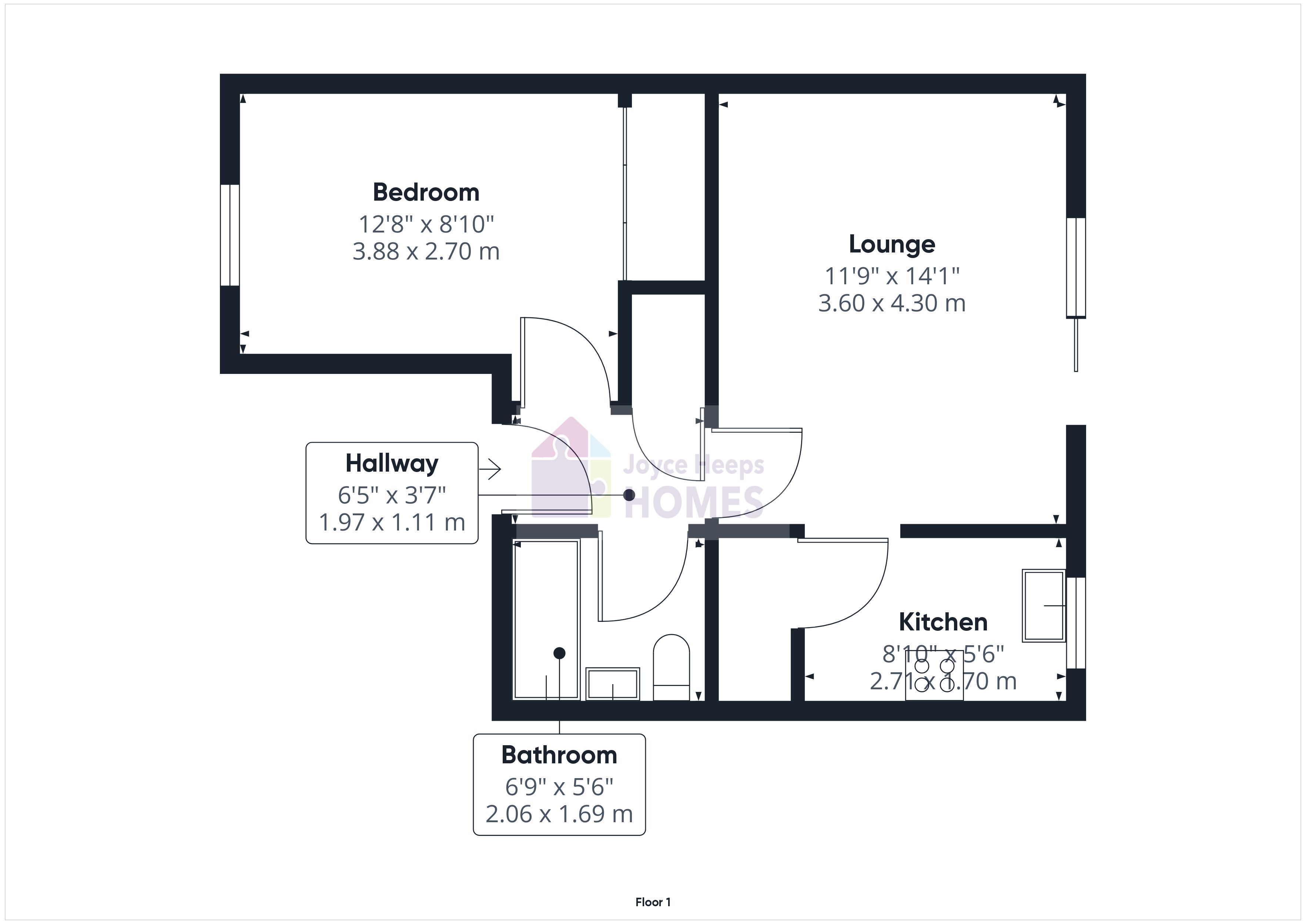 1 bed flat for sale in Caithness Road, Brancumhall, East Kilbride G74