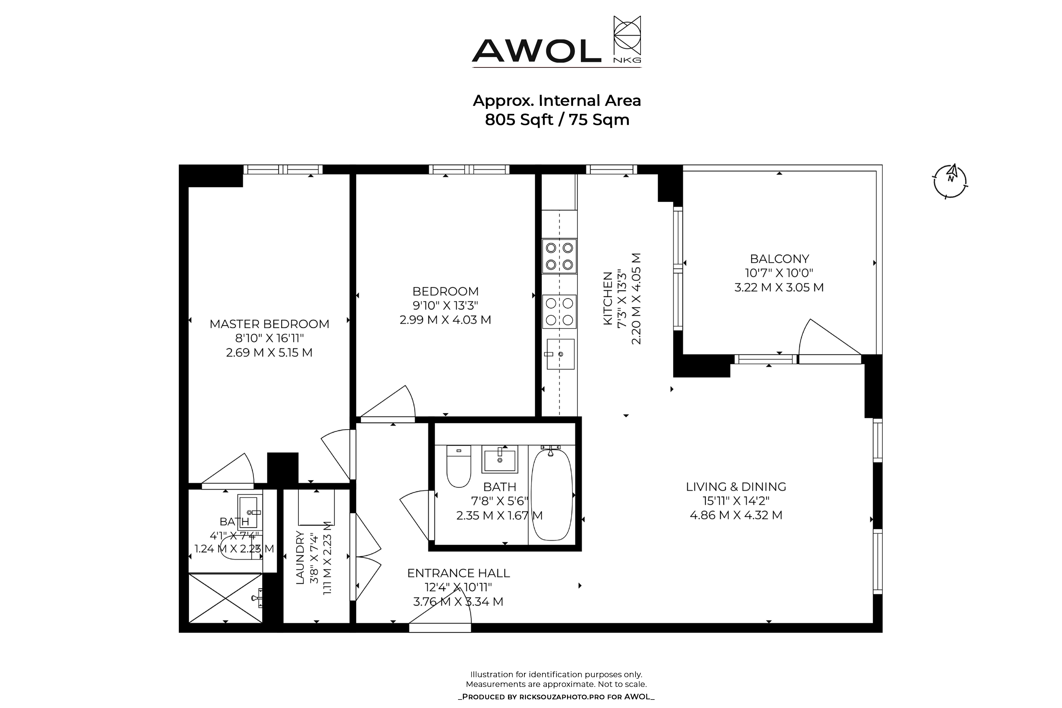 23.04, Scrubs Lane, London floorplan