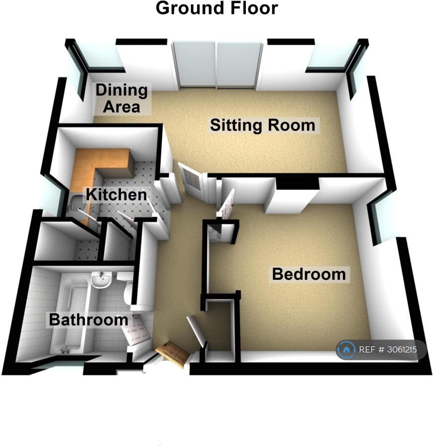 Flat, St Leonards Court, Leicester floorplan