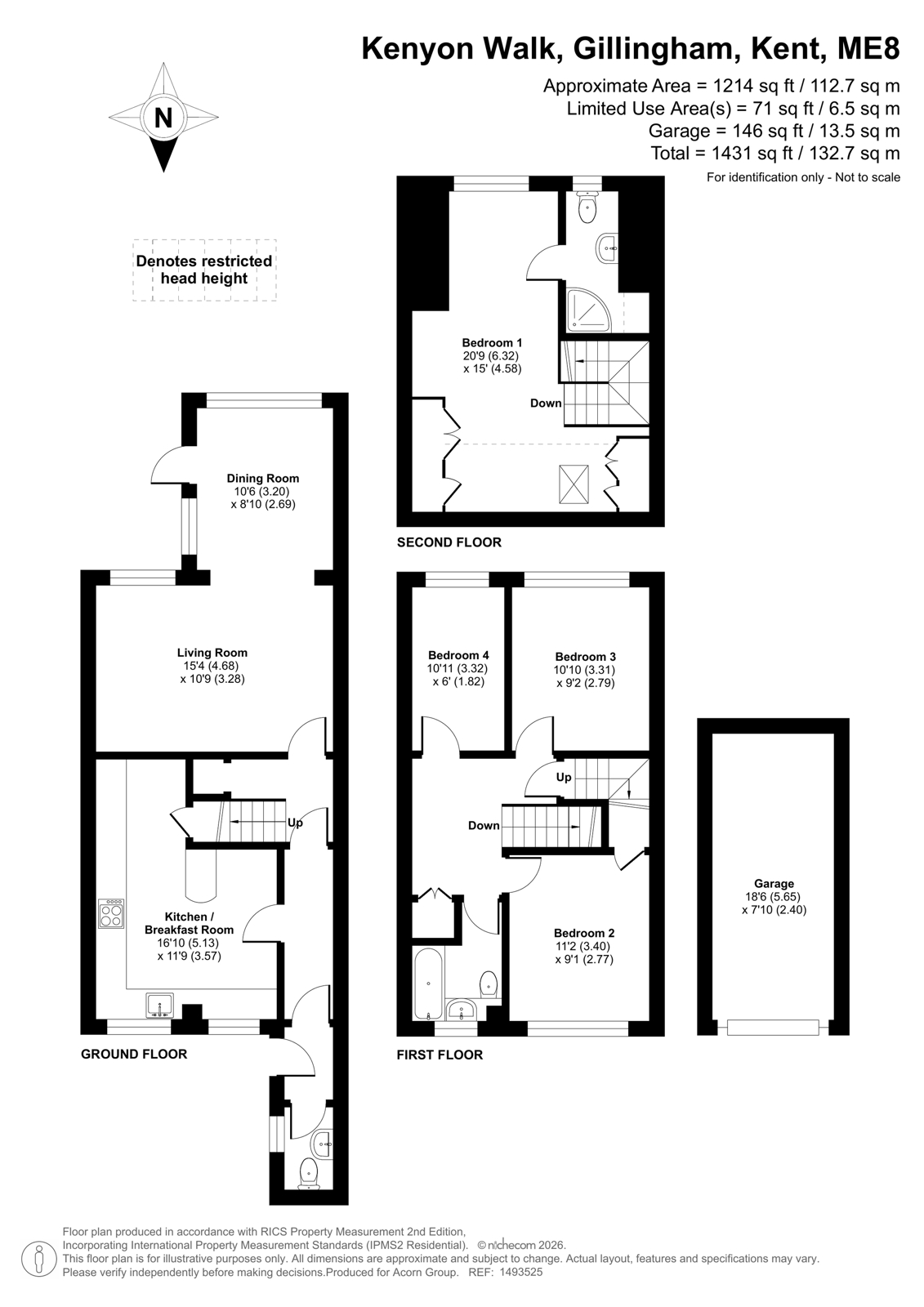 10, Kenyon Walk, Kent floorplan