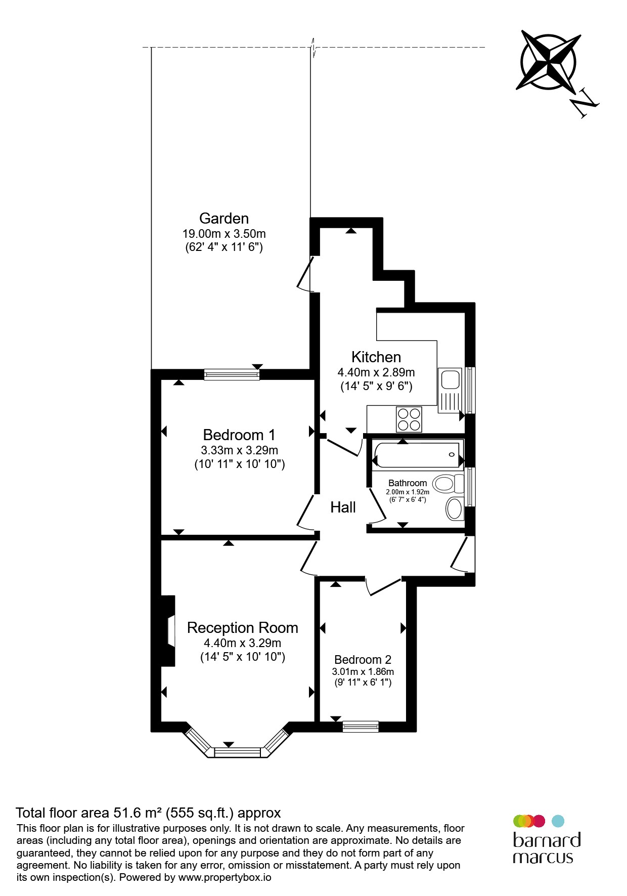12, Marlborough Close, London floorplan