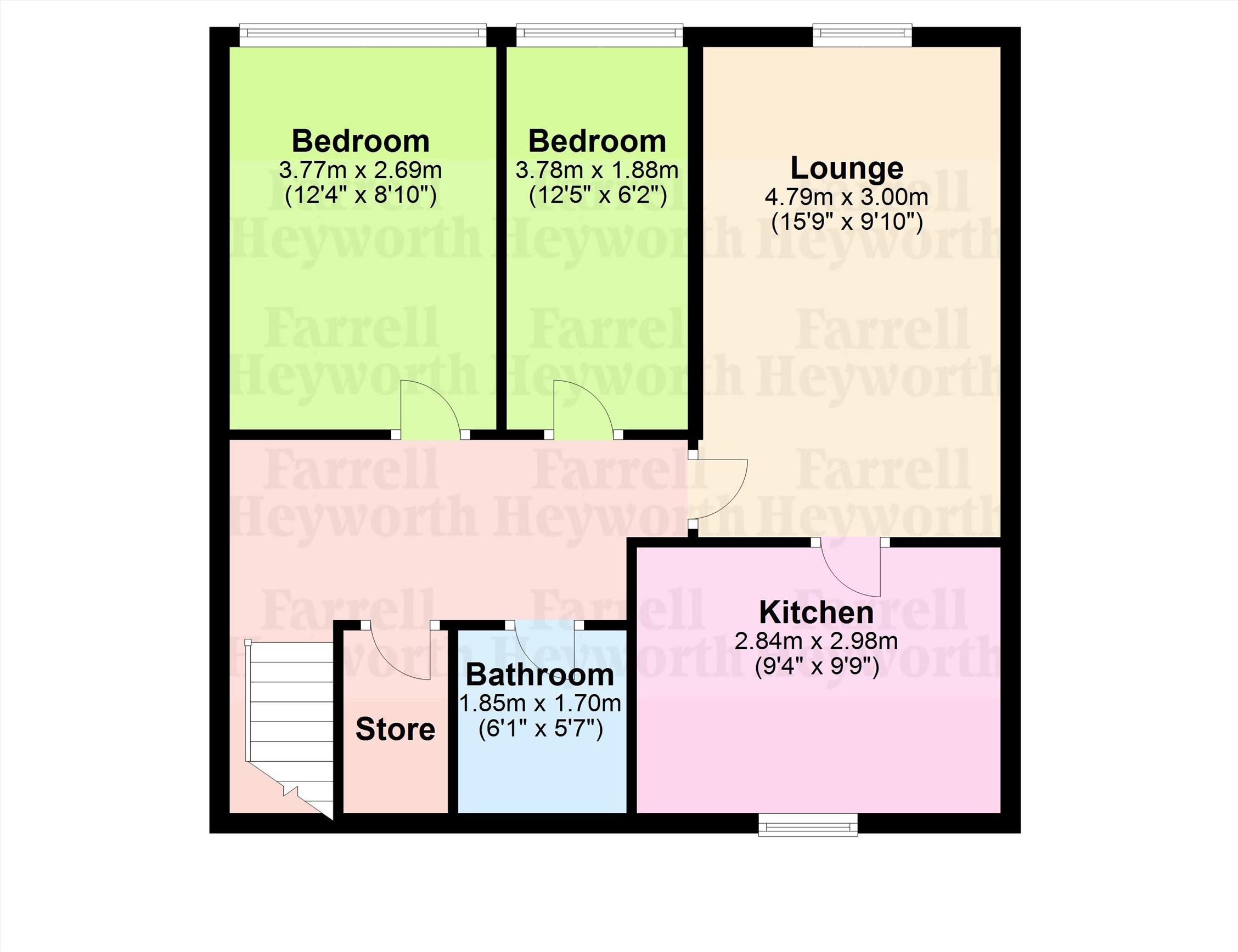 2 Bedrooms Flat for sale in Cromford Walk, Preston PR1