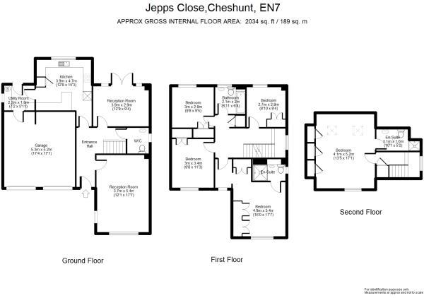 5 Bedrooms Detached house for sale in Jepps Close, Cheshunt, Waltham Cross EN7