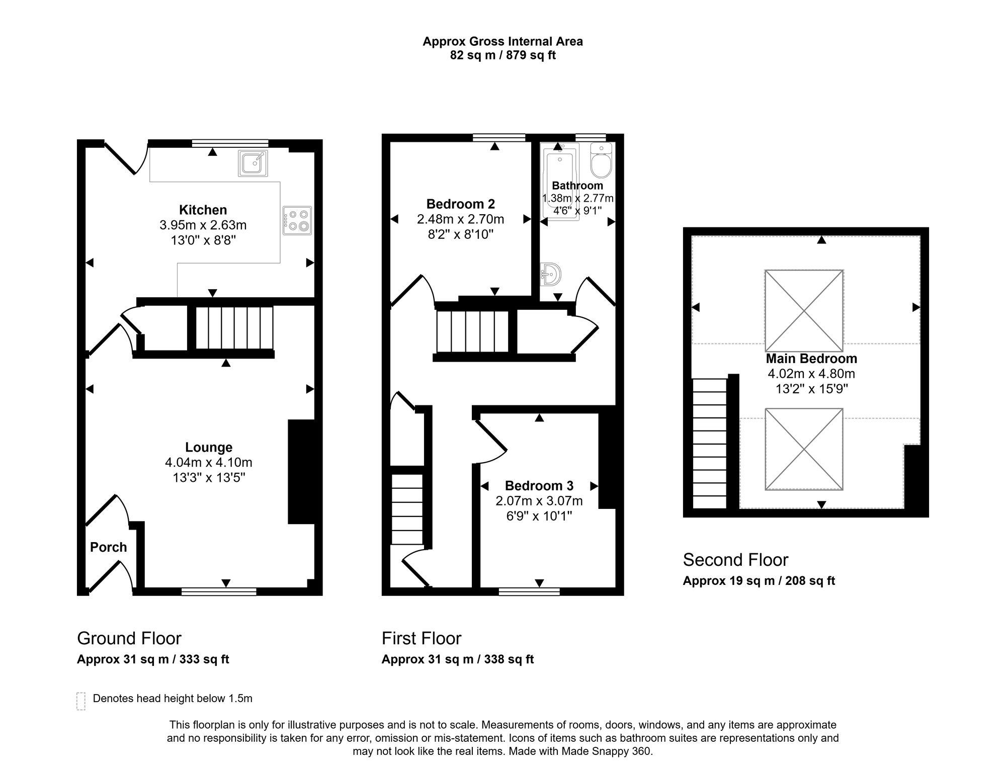 6 Campbell Street, Wigan floorplan