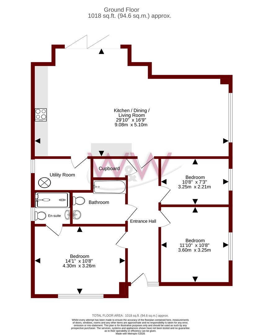 219, Segensworth Road, Titchfield Park floorplan