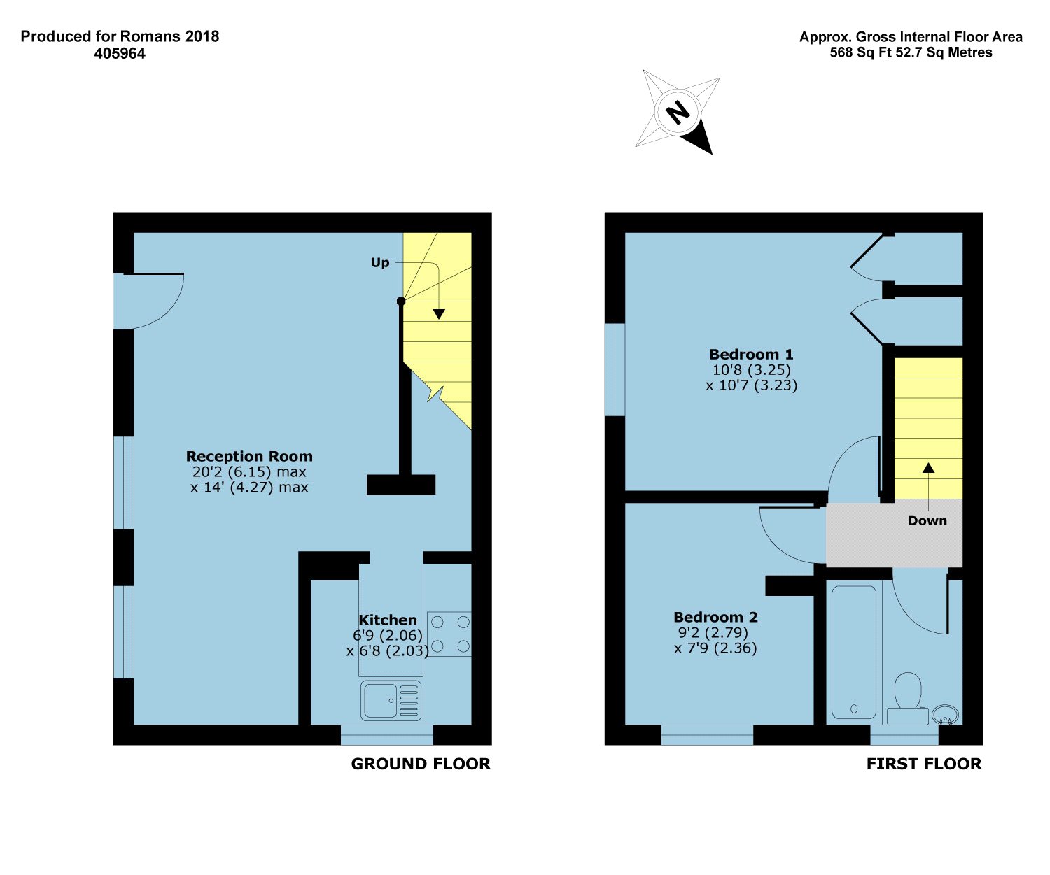 2 Bedrooms Terraced house for sale in Swallow Way, Wokingham, Berkshire RG41