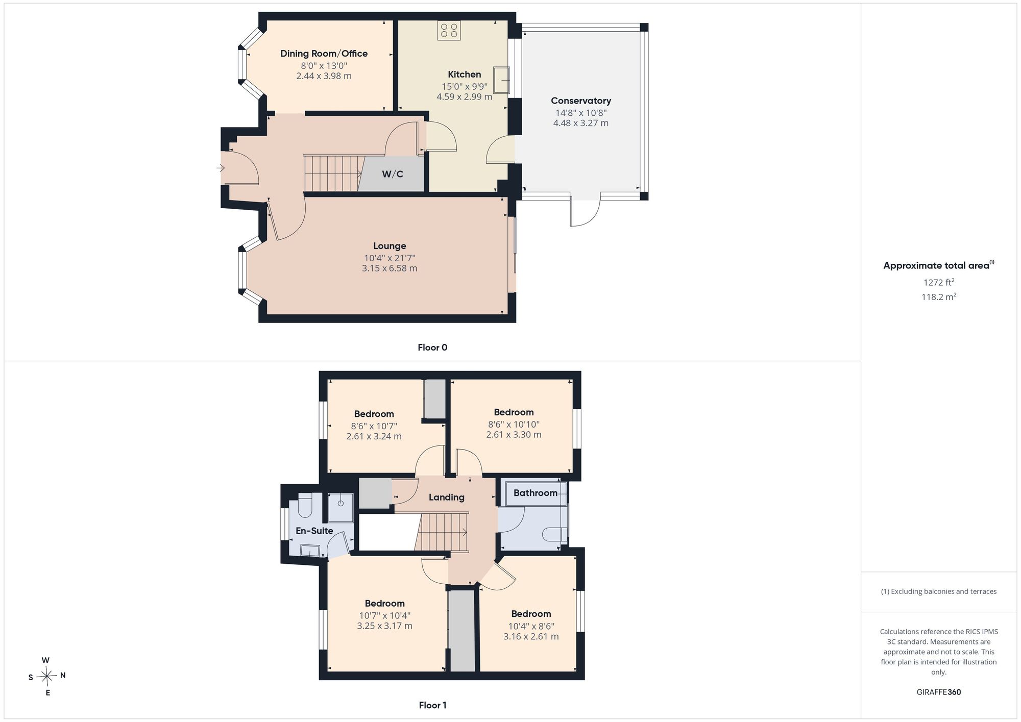 1 Hopewell Close, Grays floorplan