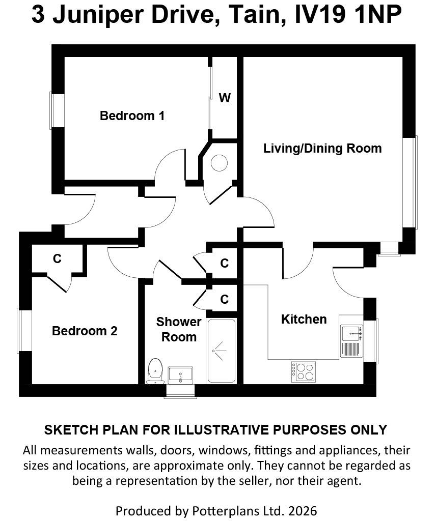 3, Juniper Drive, Tain floorplan