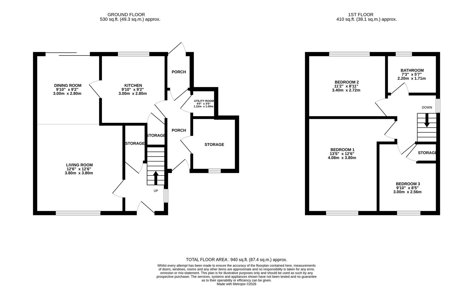 Townfields, Sandbach floorplan