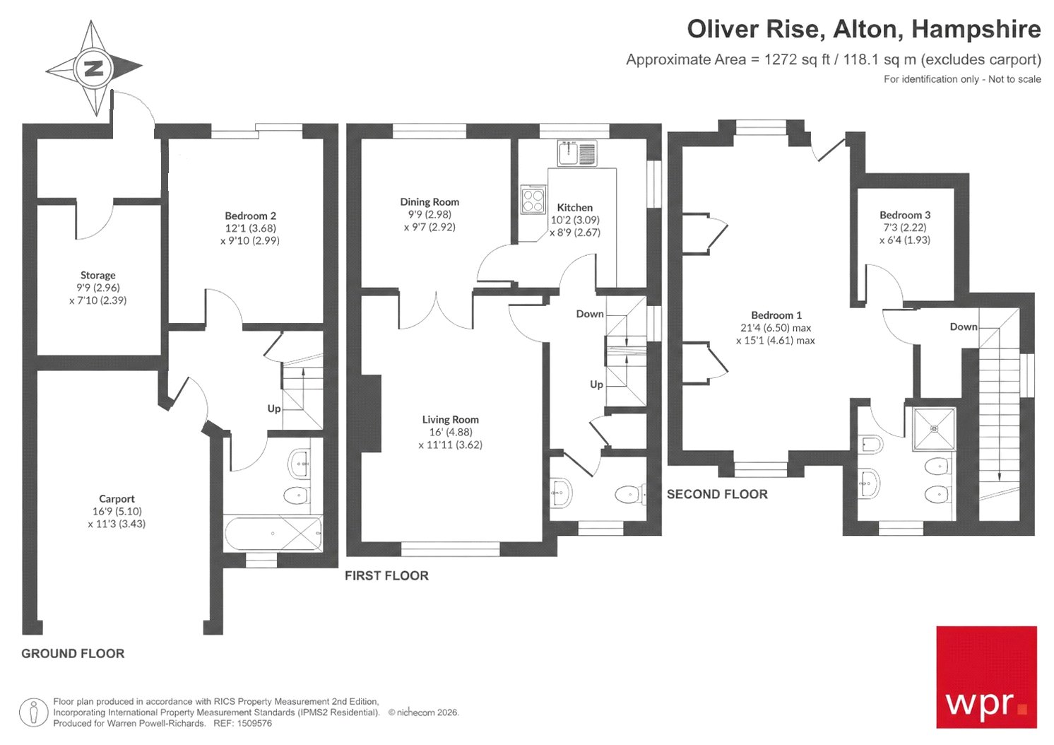 14, Oliver Rise, Hampshire floorplan