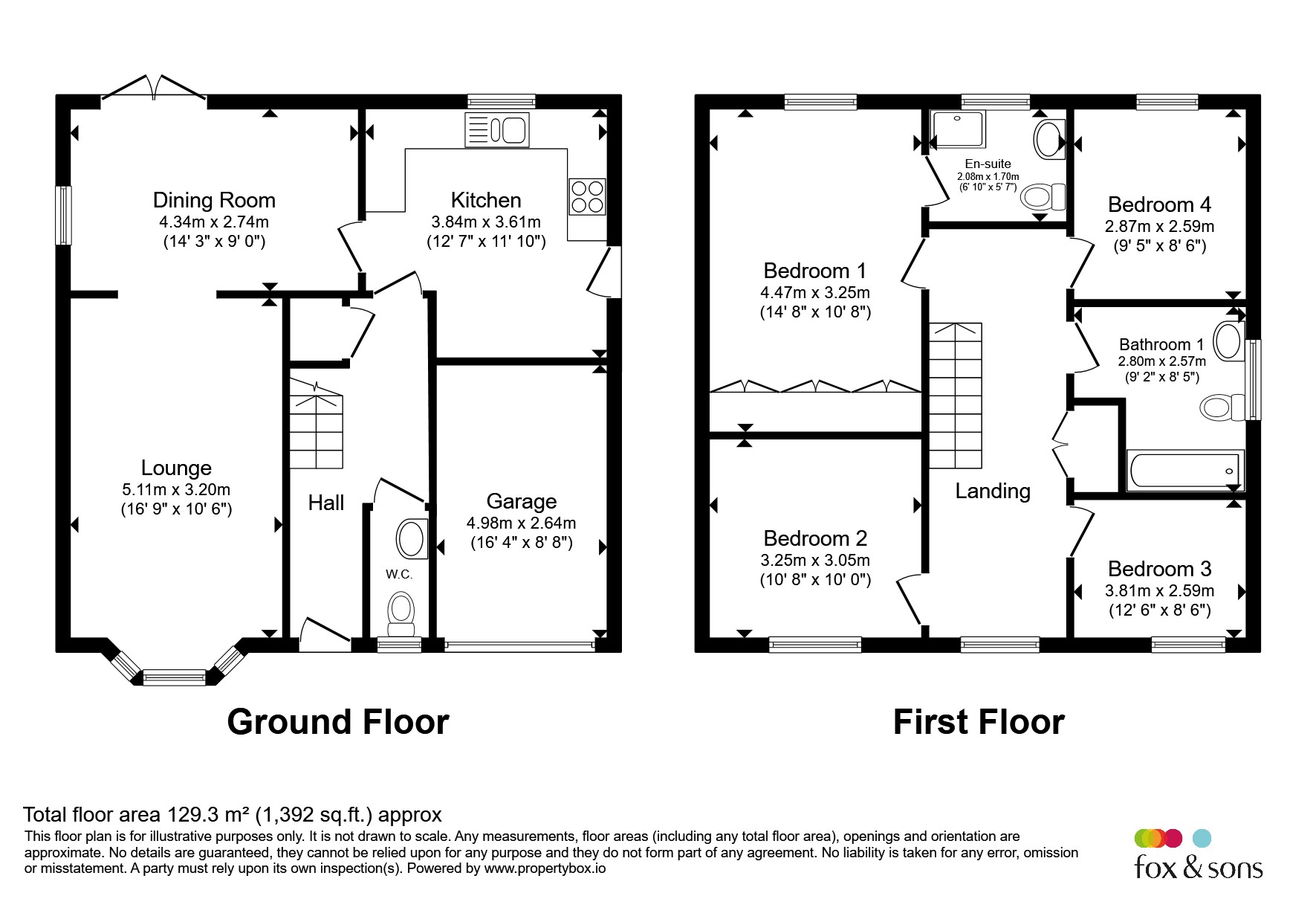 3, The Acorns, Hailsham floorplan