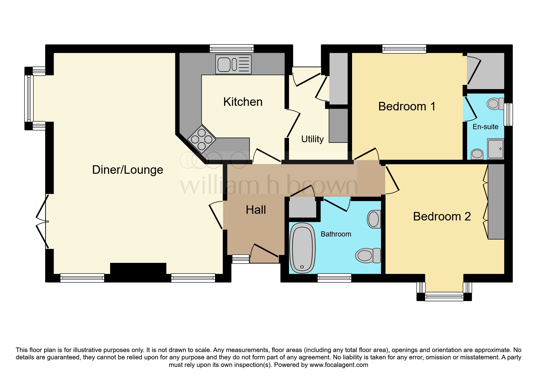 42, Plumtree Mobile Home Park, King's Lynn floorplan