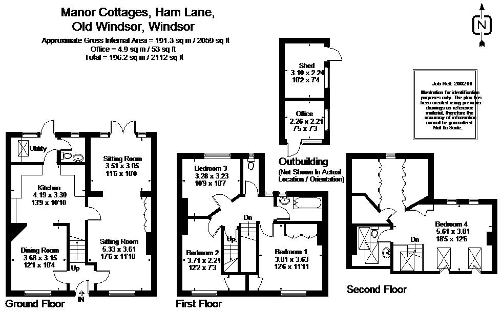 4 Bedrooms Terraced house to rent in Ham Lane, Old Windsor, Windsor SL4