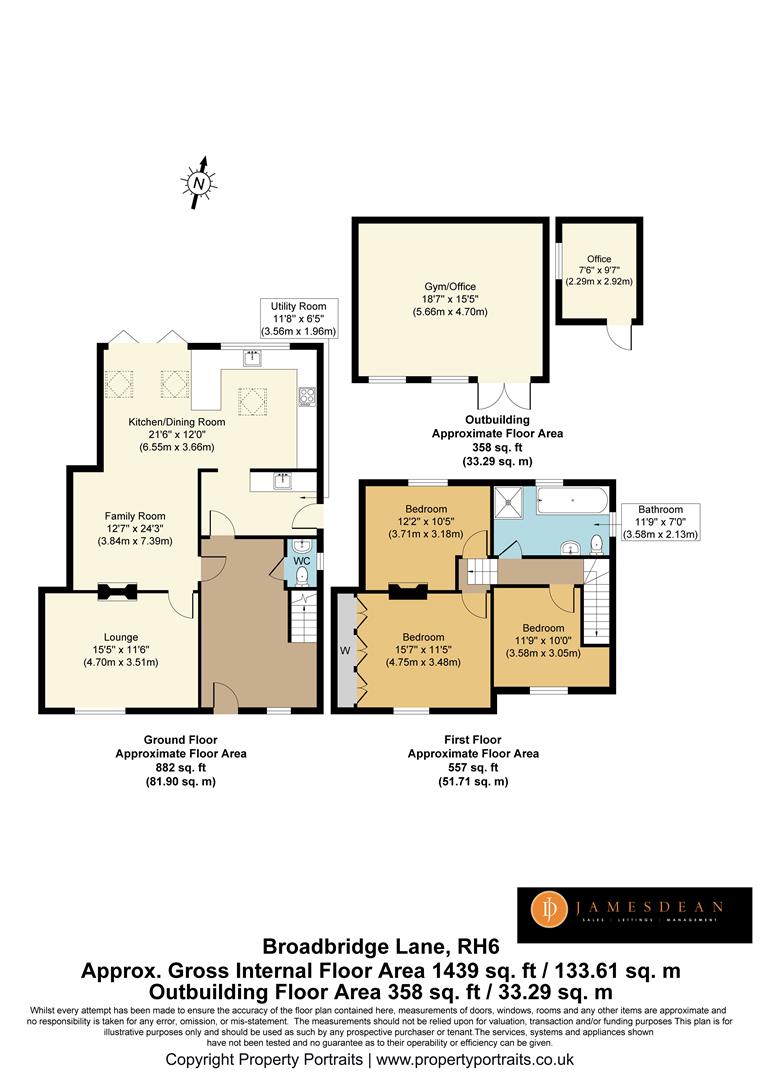 Primrose Cottage, 1 Broadbridge Cottages, Broadbridge Lane, Smallfield floorplan