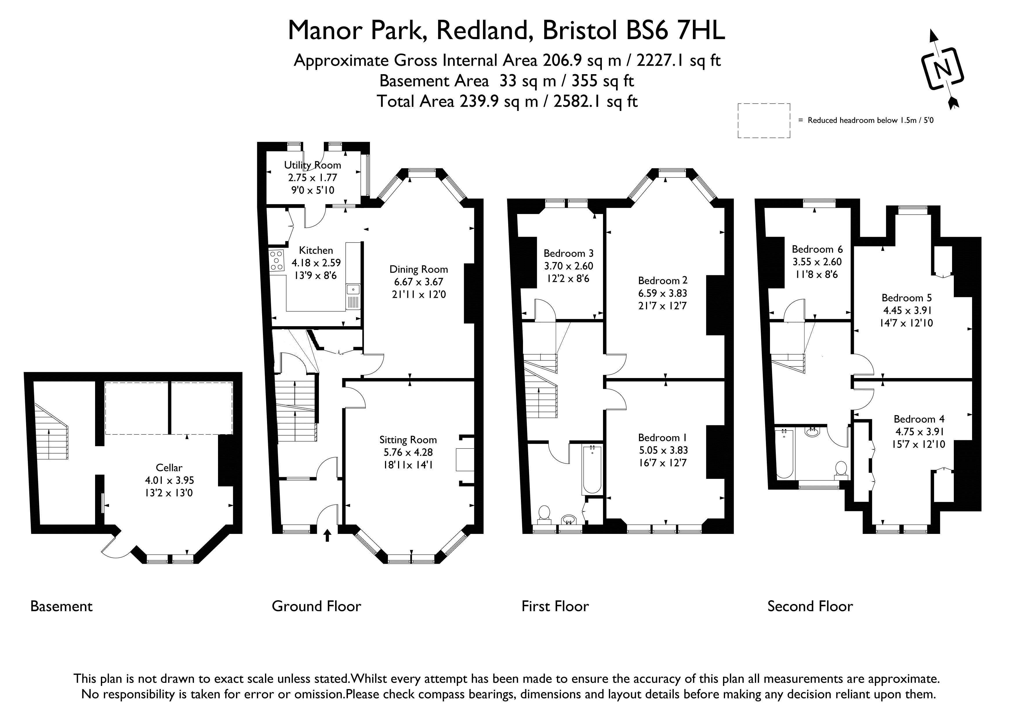 39, Manor Park, Bristol floorplan