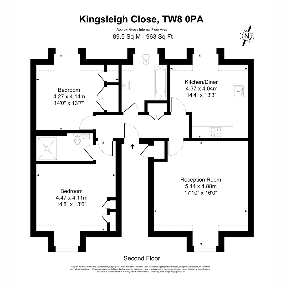 15, Kingsleigh Close, Brentford floorplan