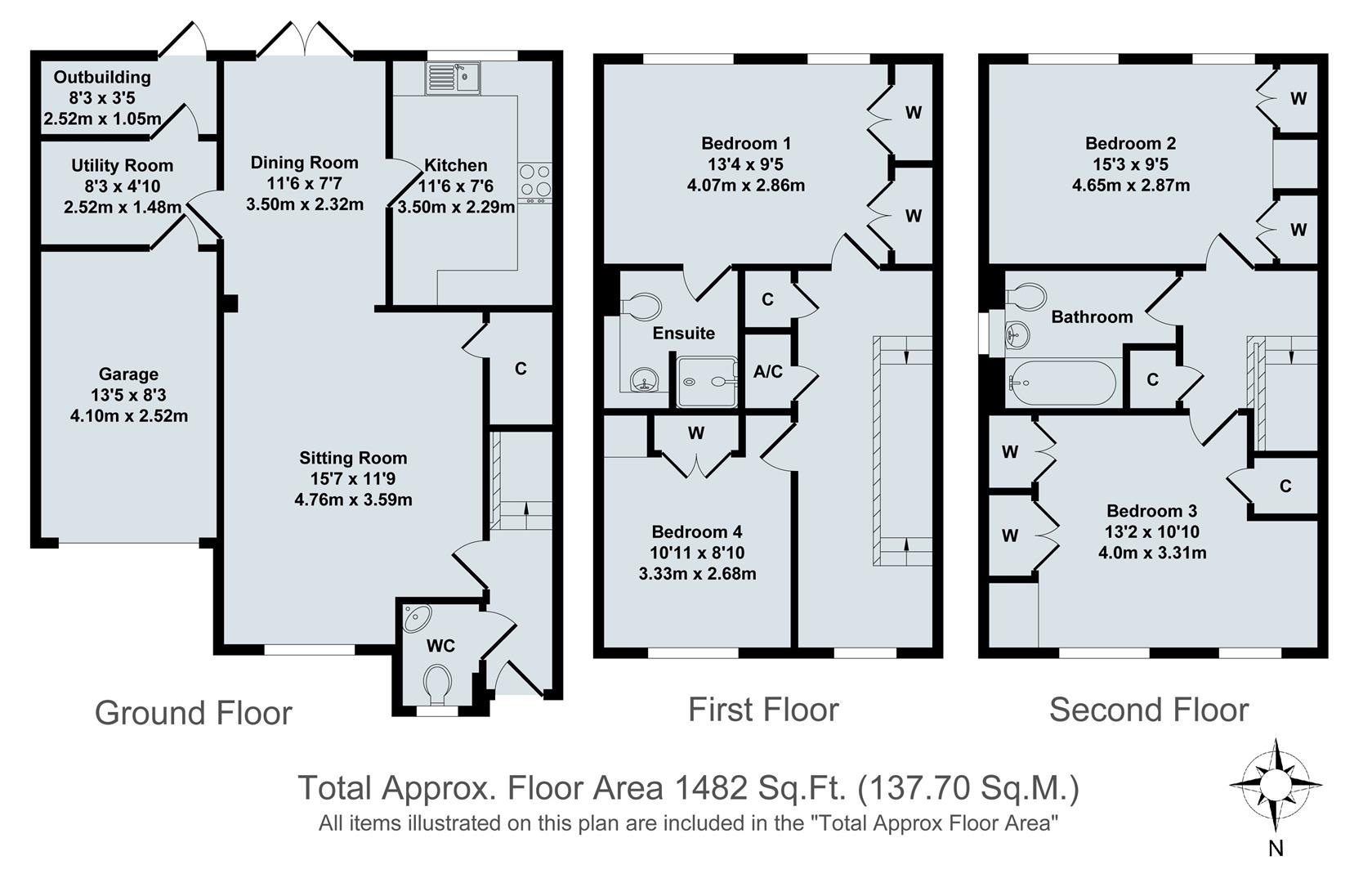 27, Rawthey Avenue, Didcot floorplan