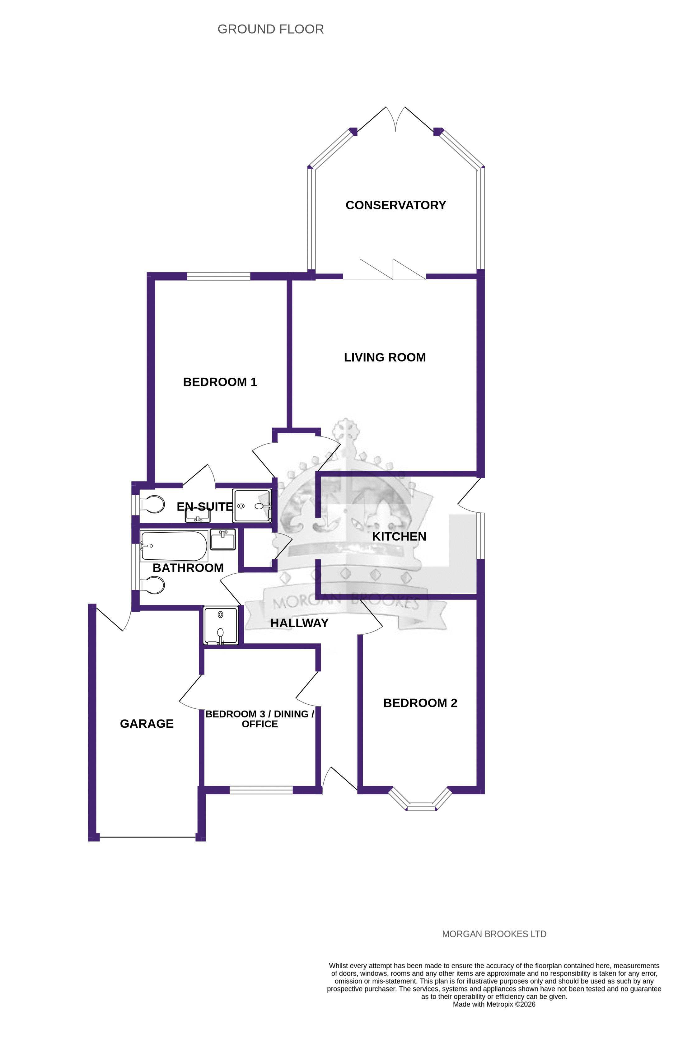 88, Cumberland Avenue, South Benfleet floorplan