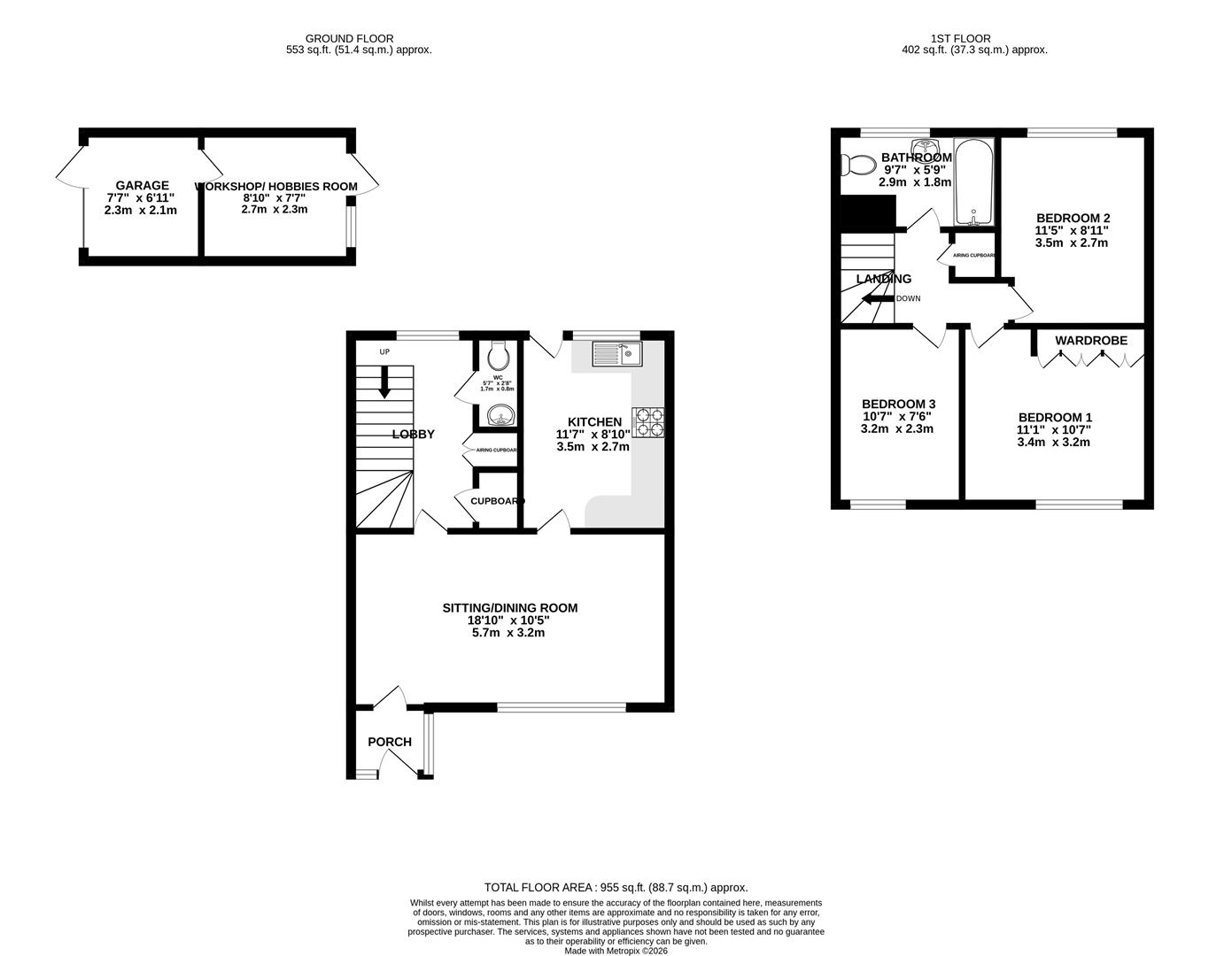 4, Lindens Close, Weymouth floorplan